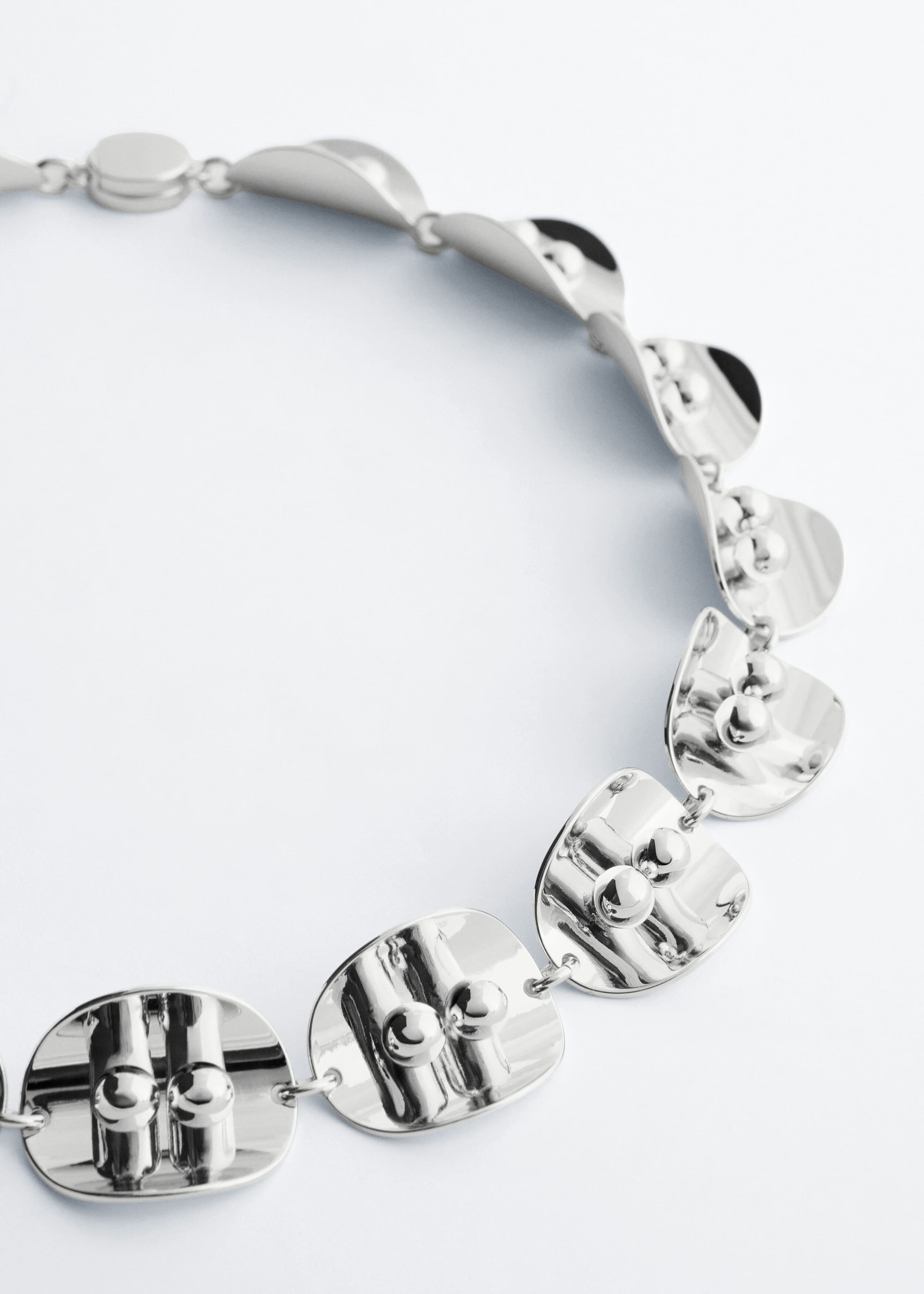 Sculptural Panel Necklace - {{variantName}} - Descriptive Detail