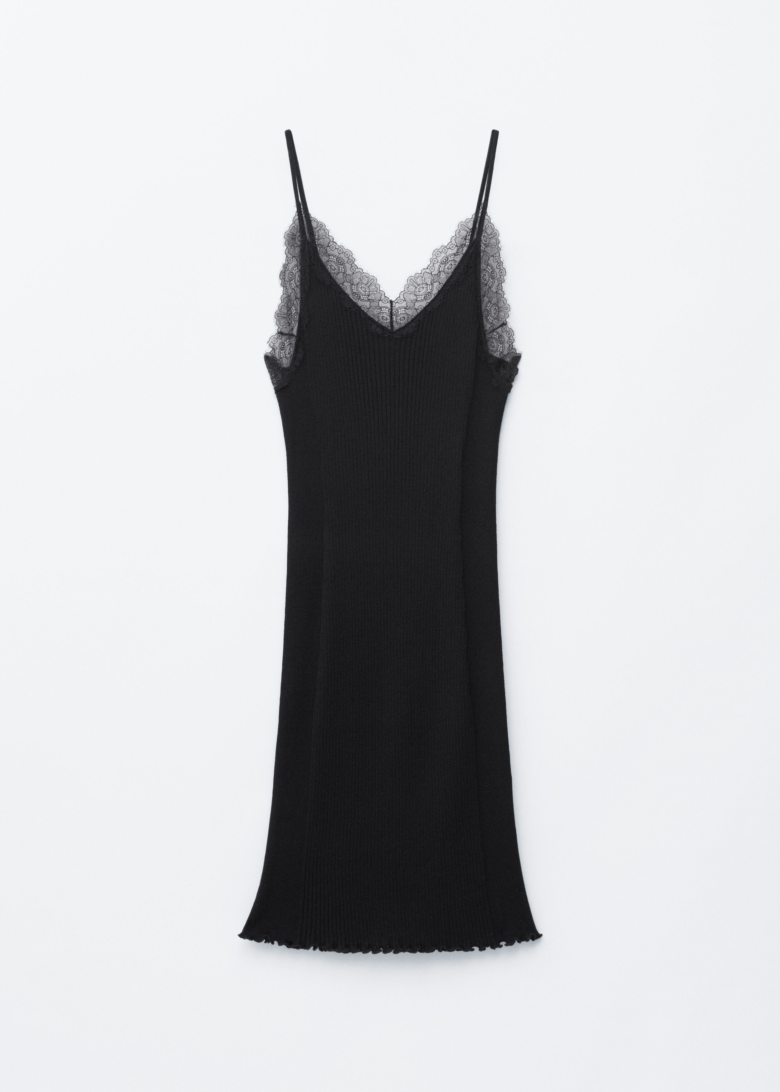 Rib-Knit Camisole Mini Dress