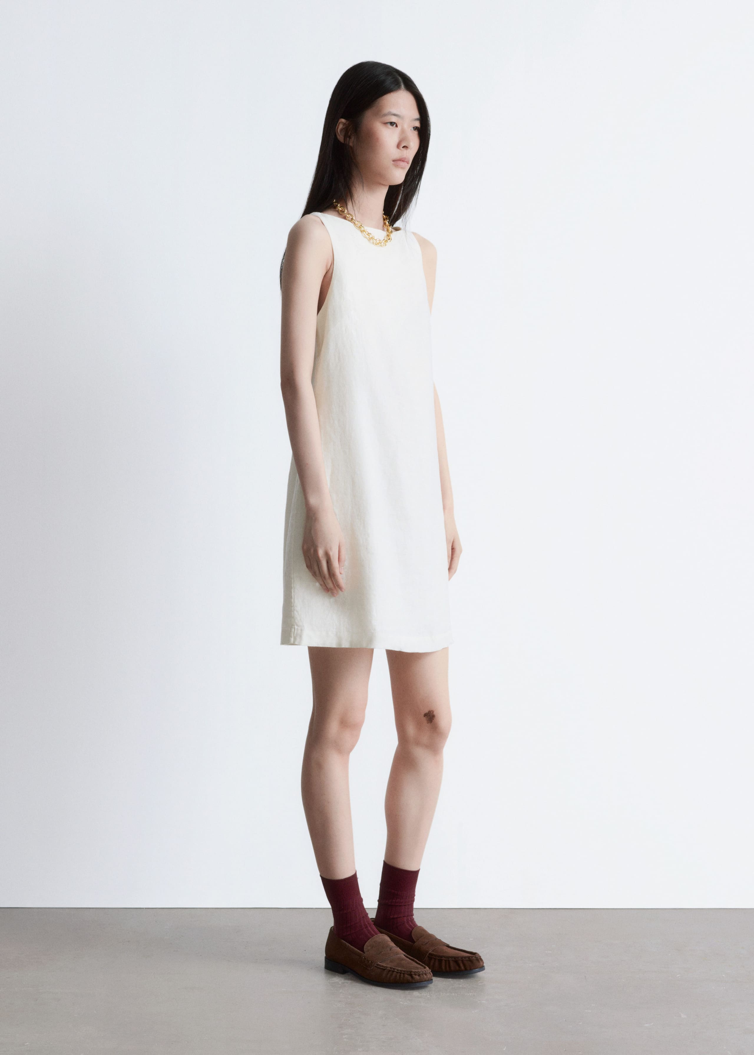 Image of Minikleid aus Leinen