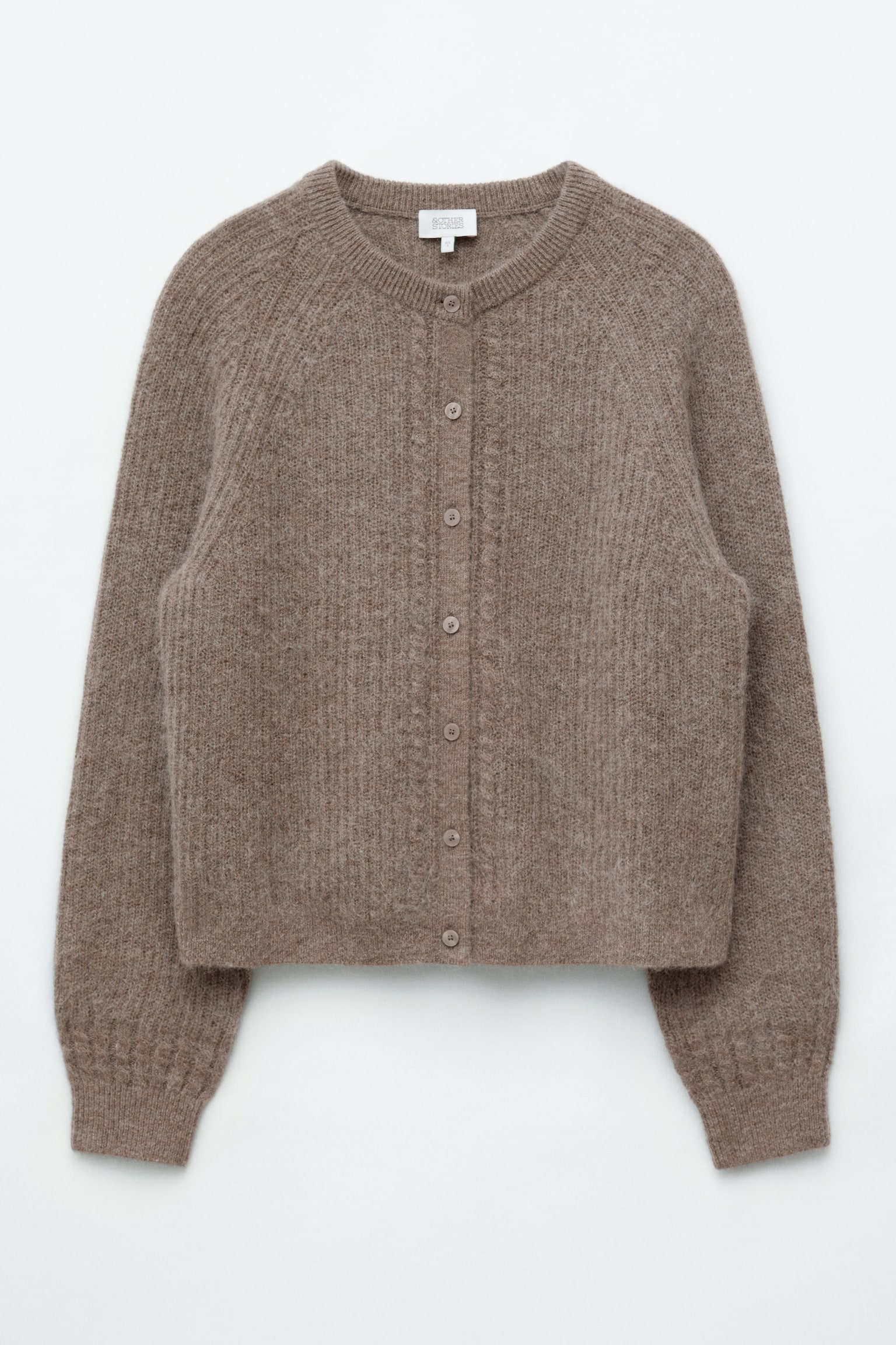 Mohair-Blend Cardigan - 1