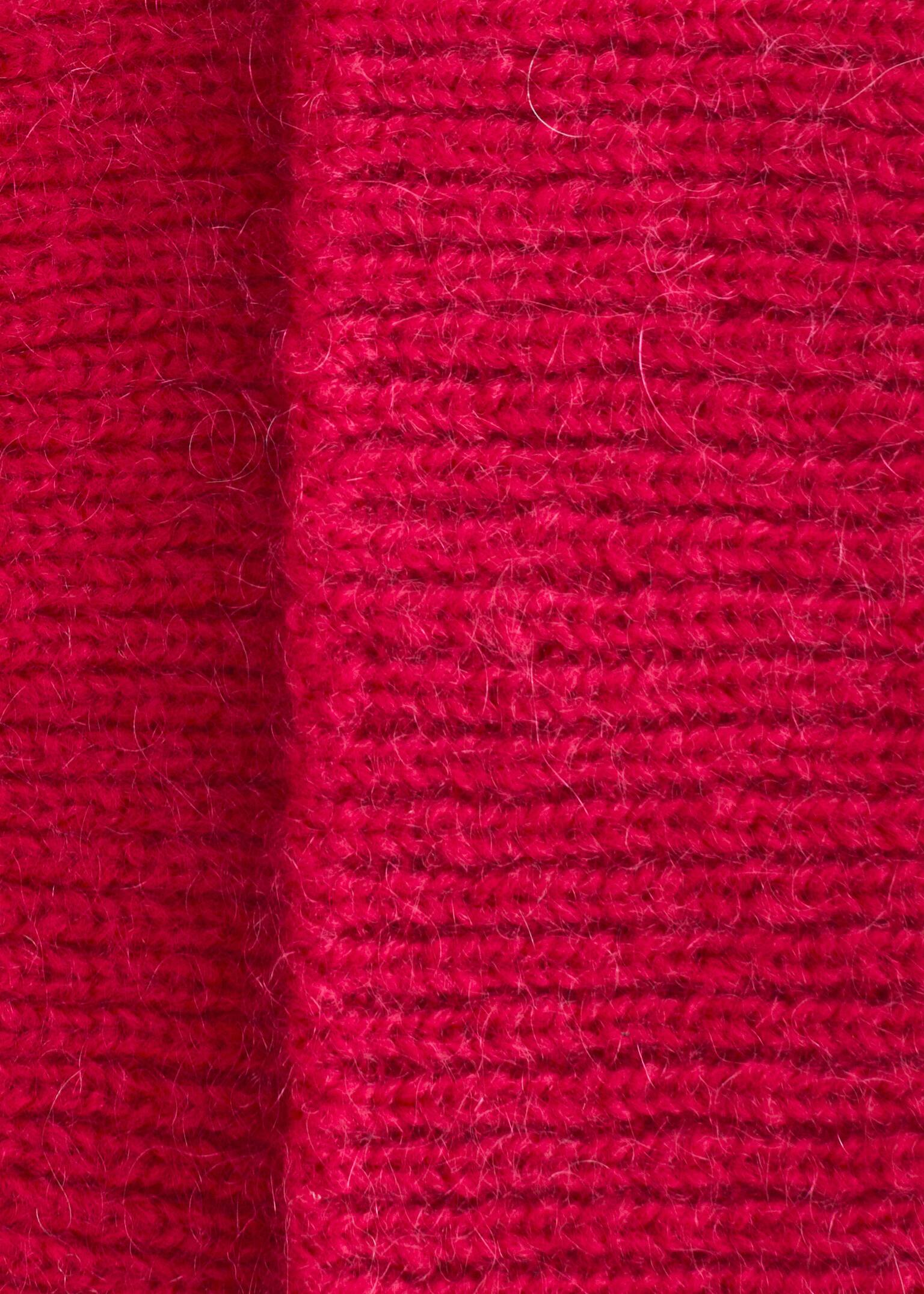 Beanie aus Wollmischung - Rot/Weinrot/Blau gestreift/Mahagoni/Taubenblau/Weinrot/Grau meliert/Zitrone/Schwarz/Beige - 3