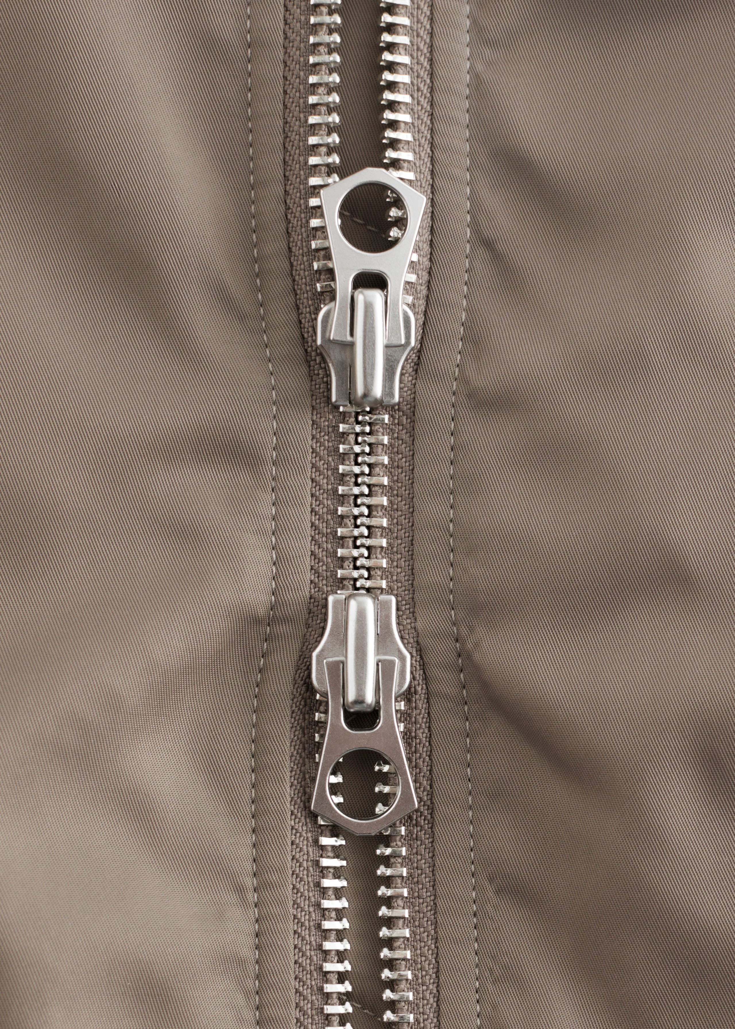 Image of Veste style bomber longue