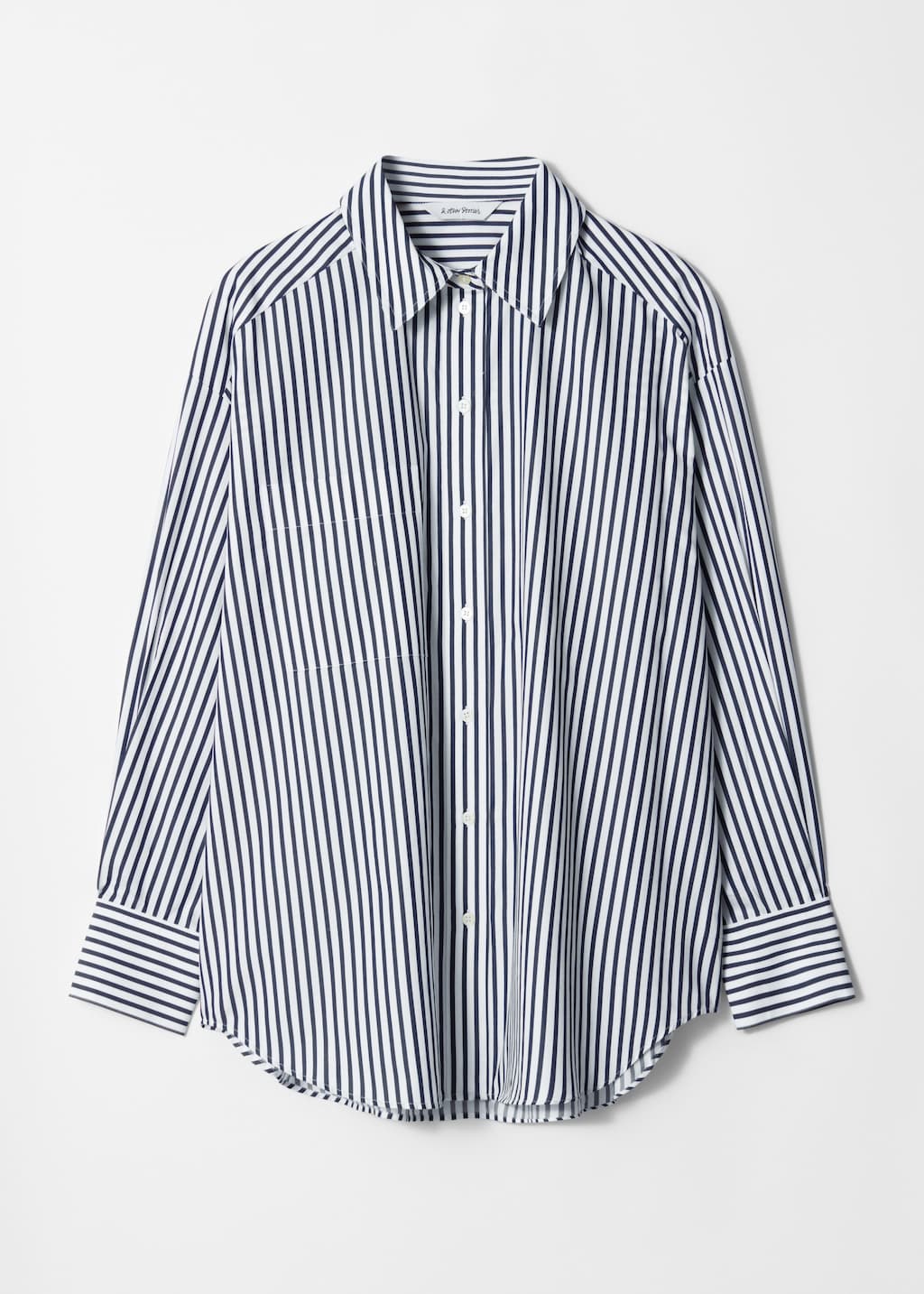Oversized Shirt - Light Blue Stripes - Still Life