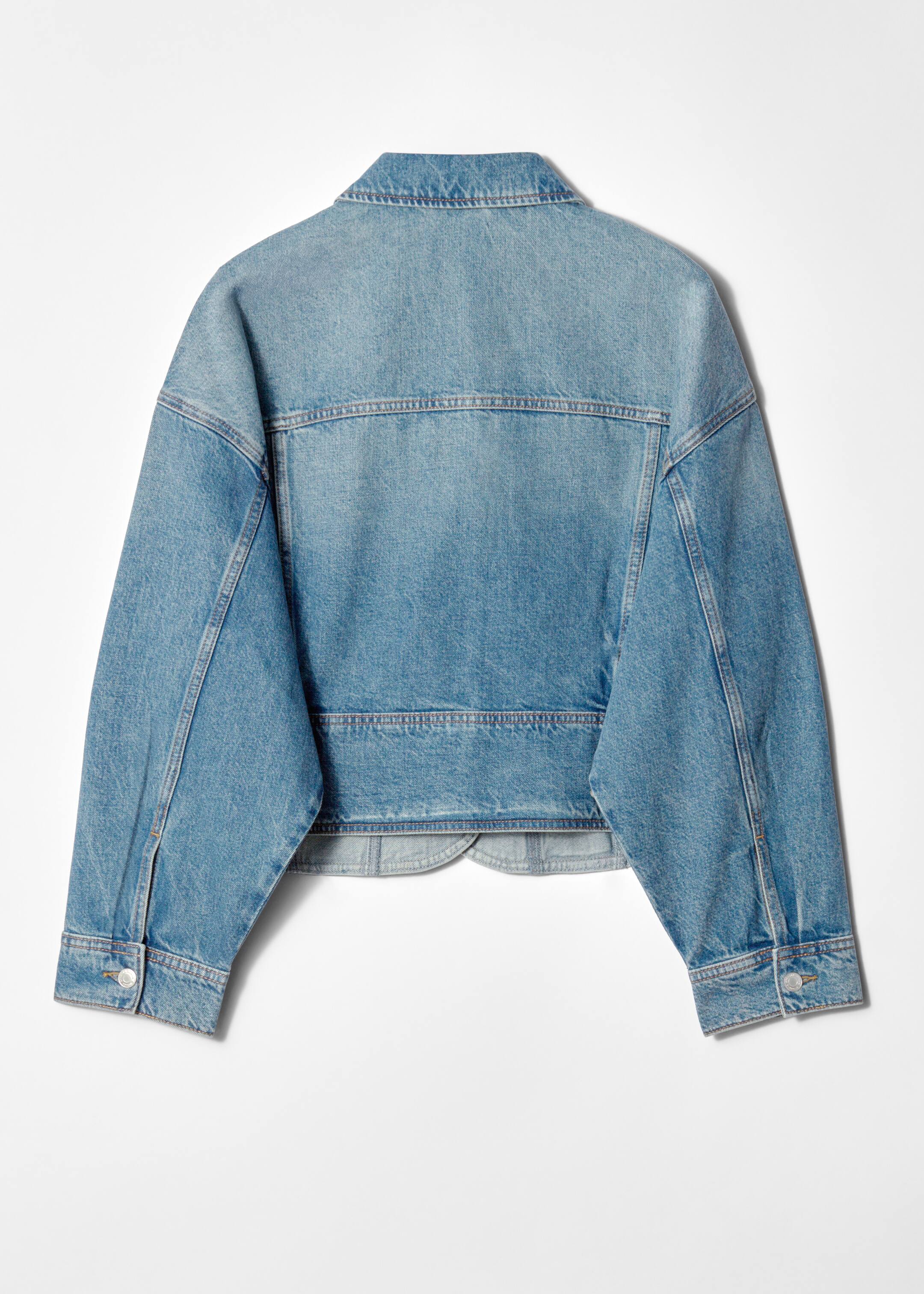 Vezi imaginea mai mare: Jachetă din denim cu croială boxy - Albastru Spălat - FEMEI | H&M RO 8