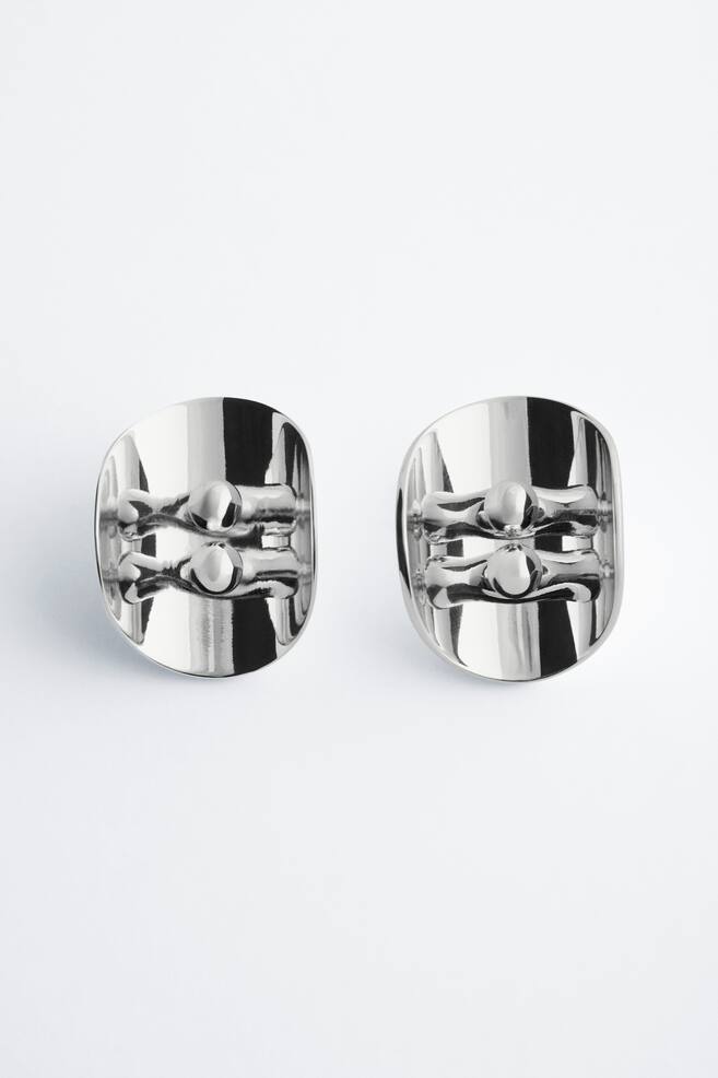 Gemodelleerde paneeloorbellen - Zilver - 1