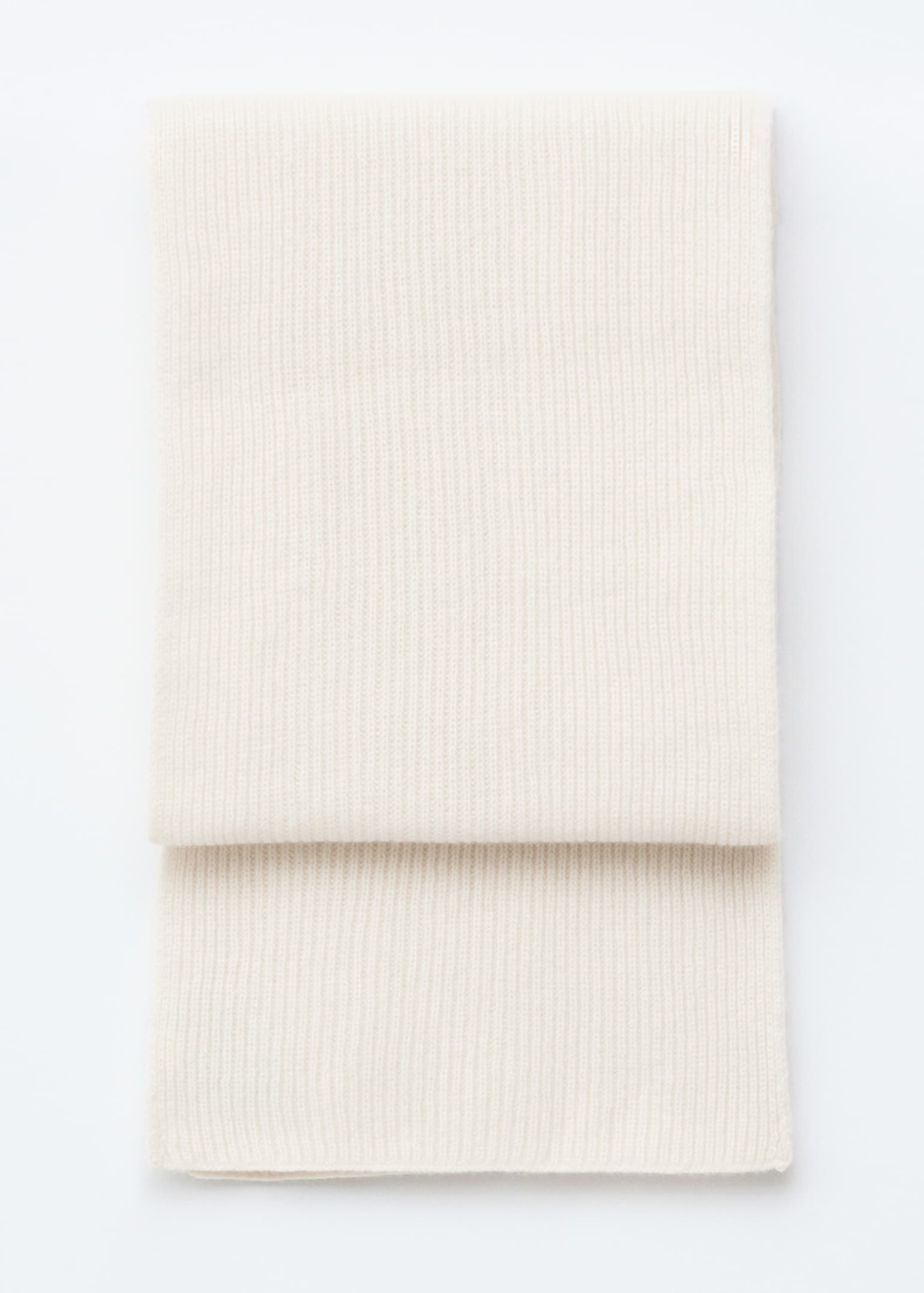 Cashmere Knit Scarf - Kremowy/Mole/Niebieski/Zielony/Przydymiony róż/Granatowy - 3