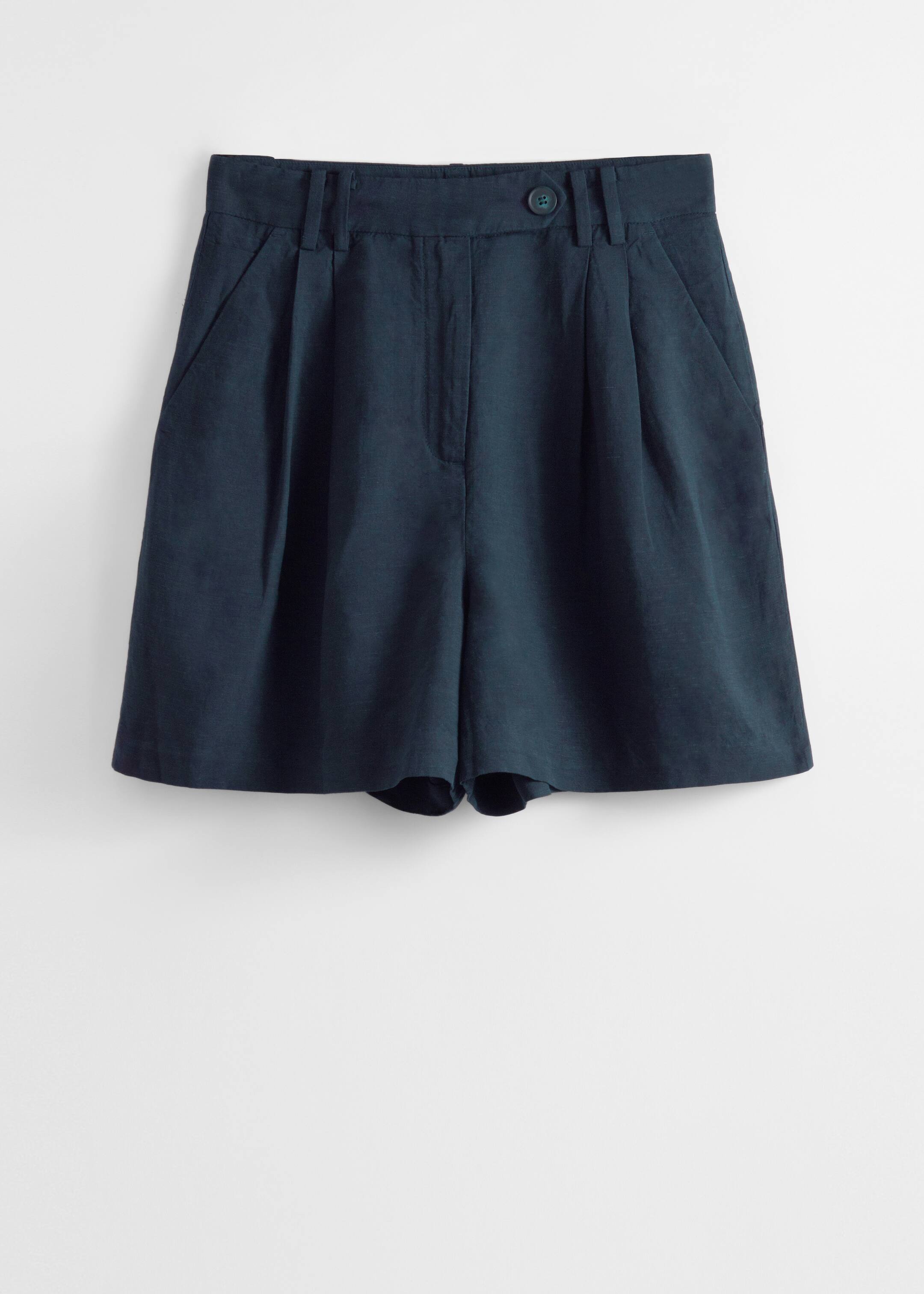 Agrandir l'image: Short habillé - Bleu marine - FEMME | H&M CH 1