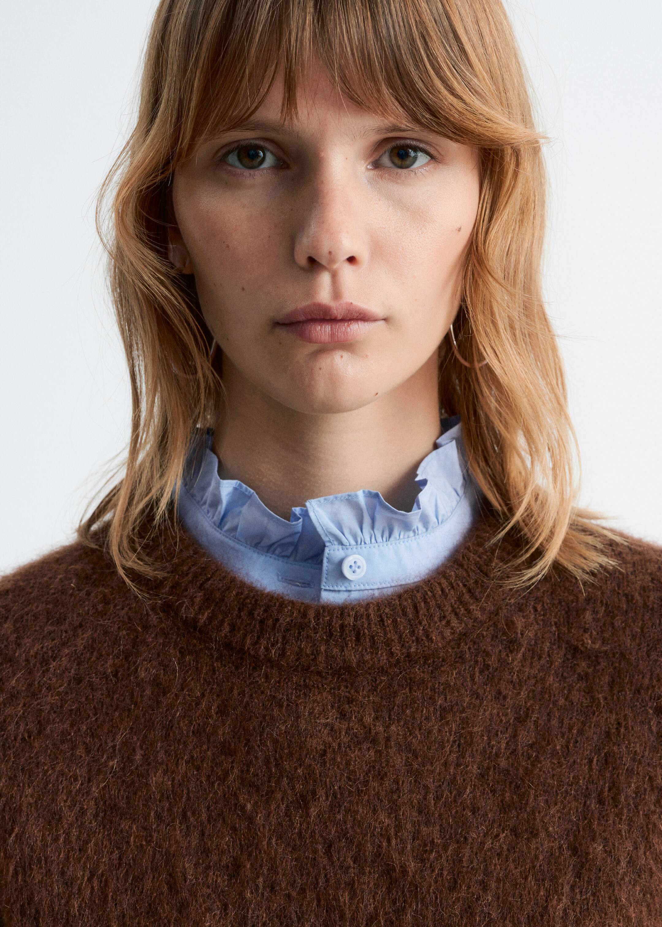 Agrandir l'image: Pull en mohair mélangé - Marron foncé - FEMME | H&M BE 3