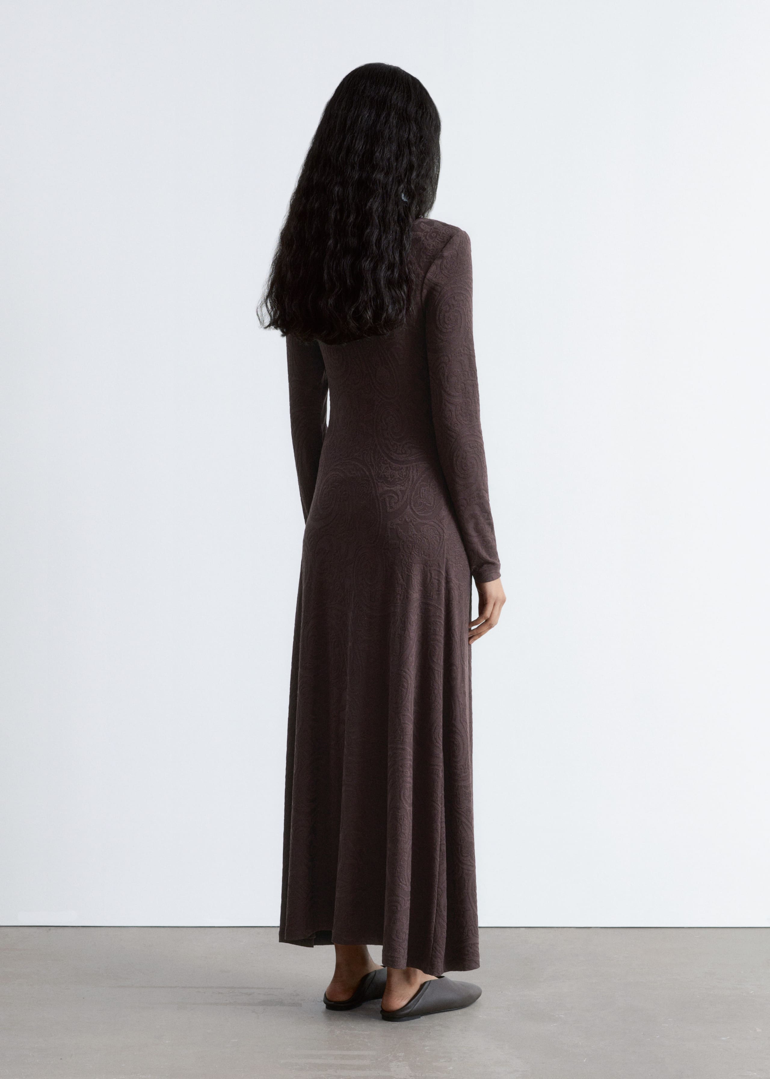 Image of Maxikleid aus Jacquard-Jersey