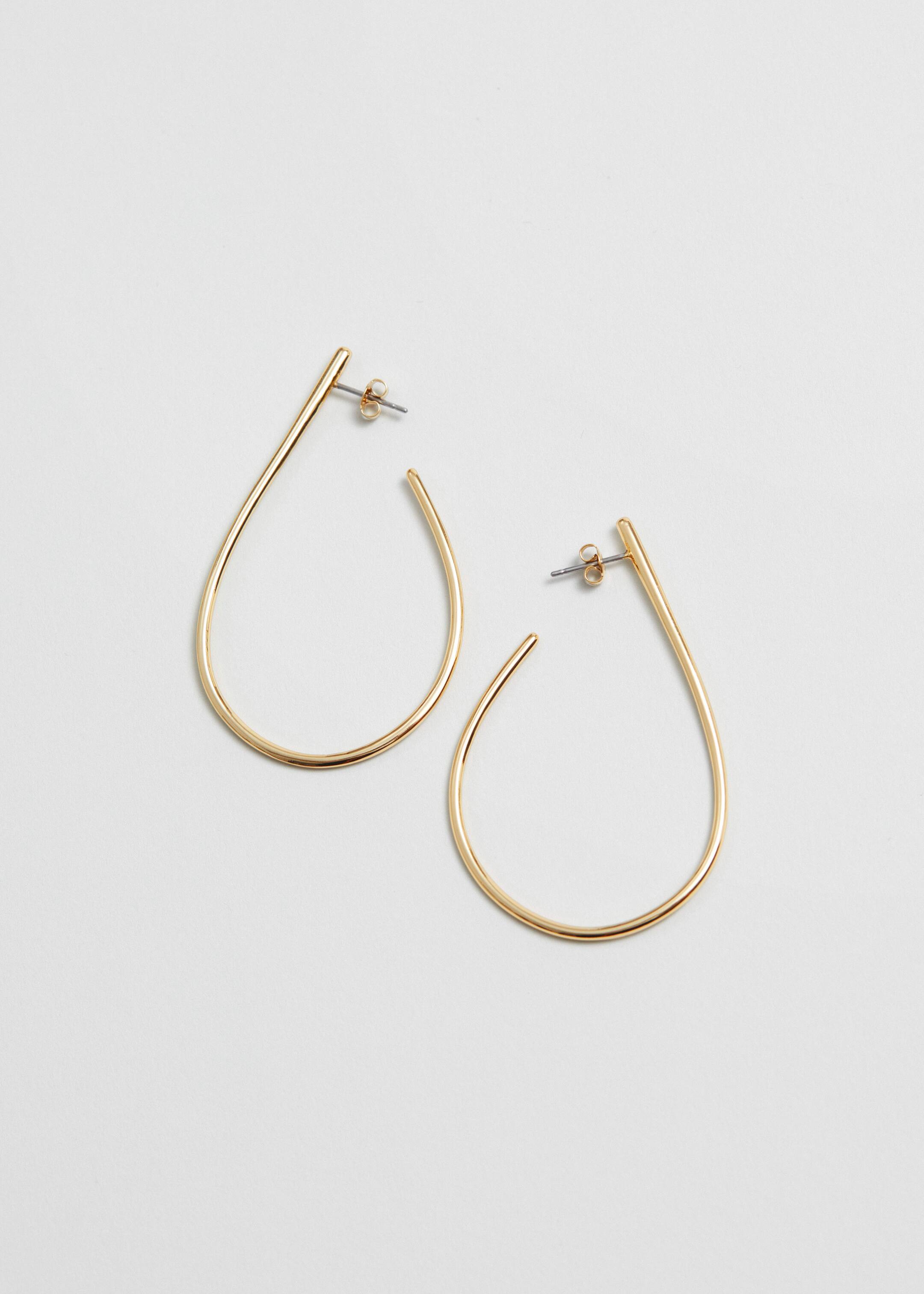 Grotere afbeelding bekijken: Open dunne oorringen - Goudkleurig - DAMES | H&M NL 1