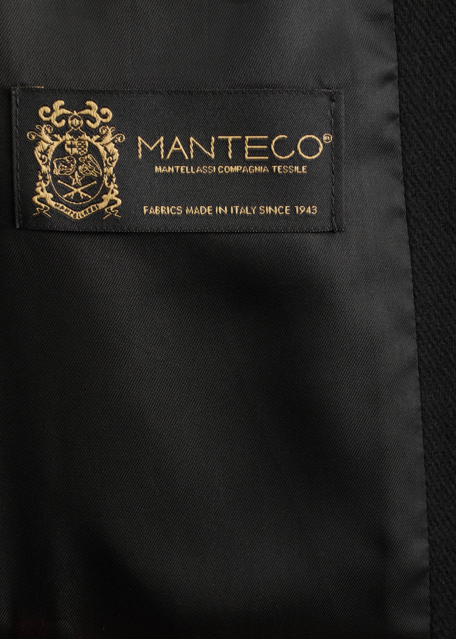 Gyapjú maxi kabát - Fekete/Dark Grey - 4