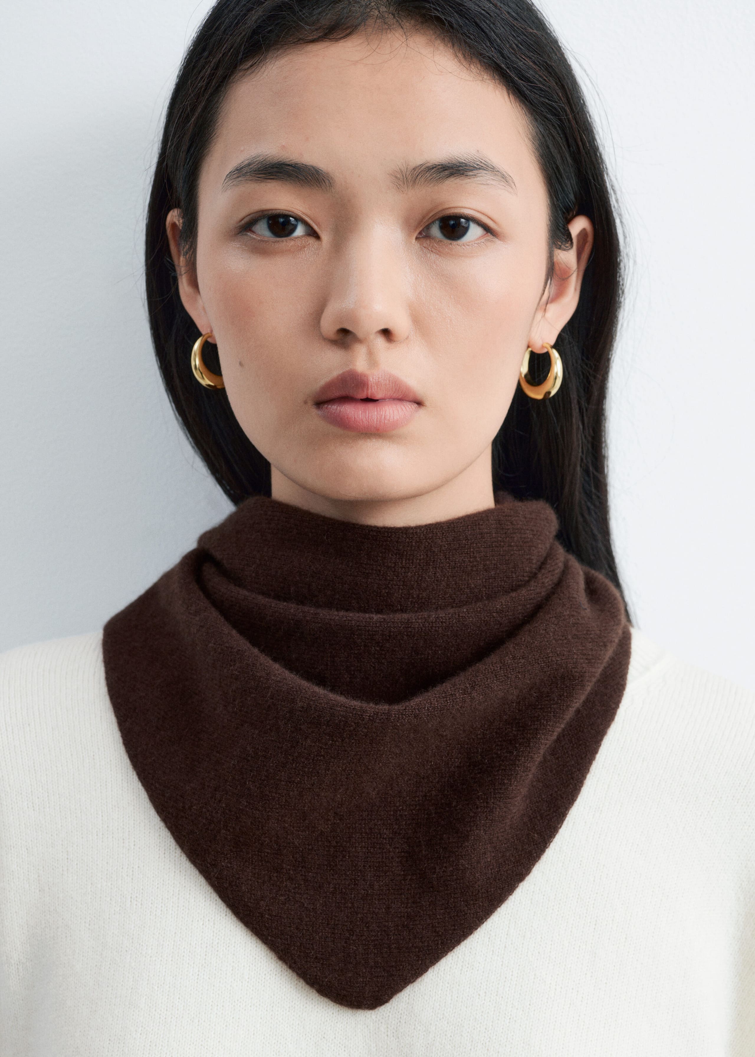 Cashmere Scarf - Dark Brown - Still Life