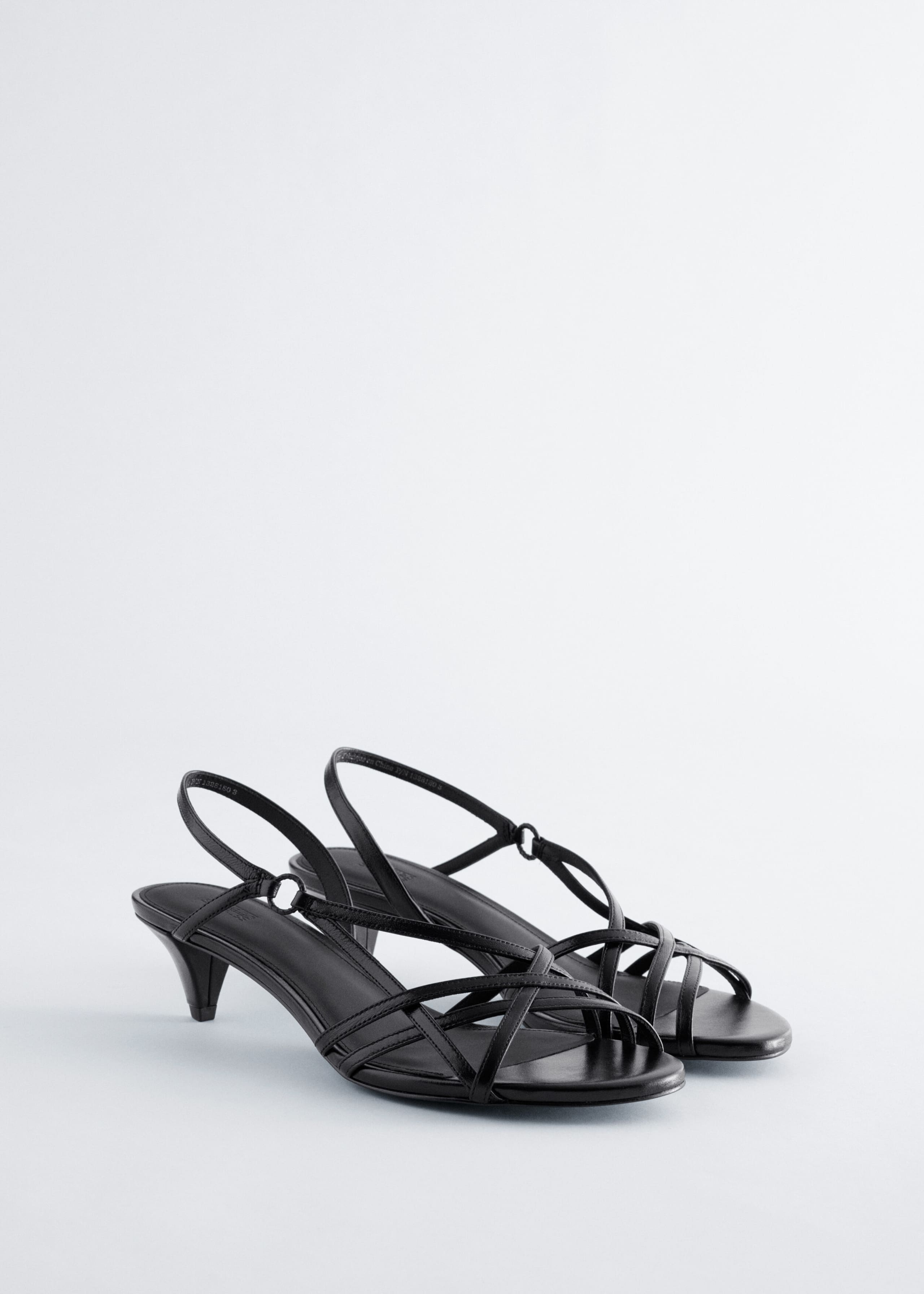 Strappy Leather Sandals - Gold - Still Life