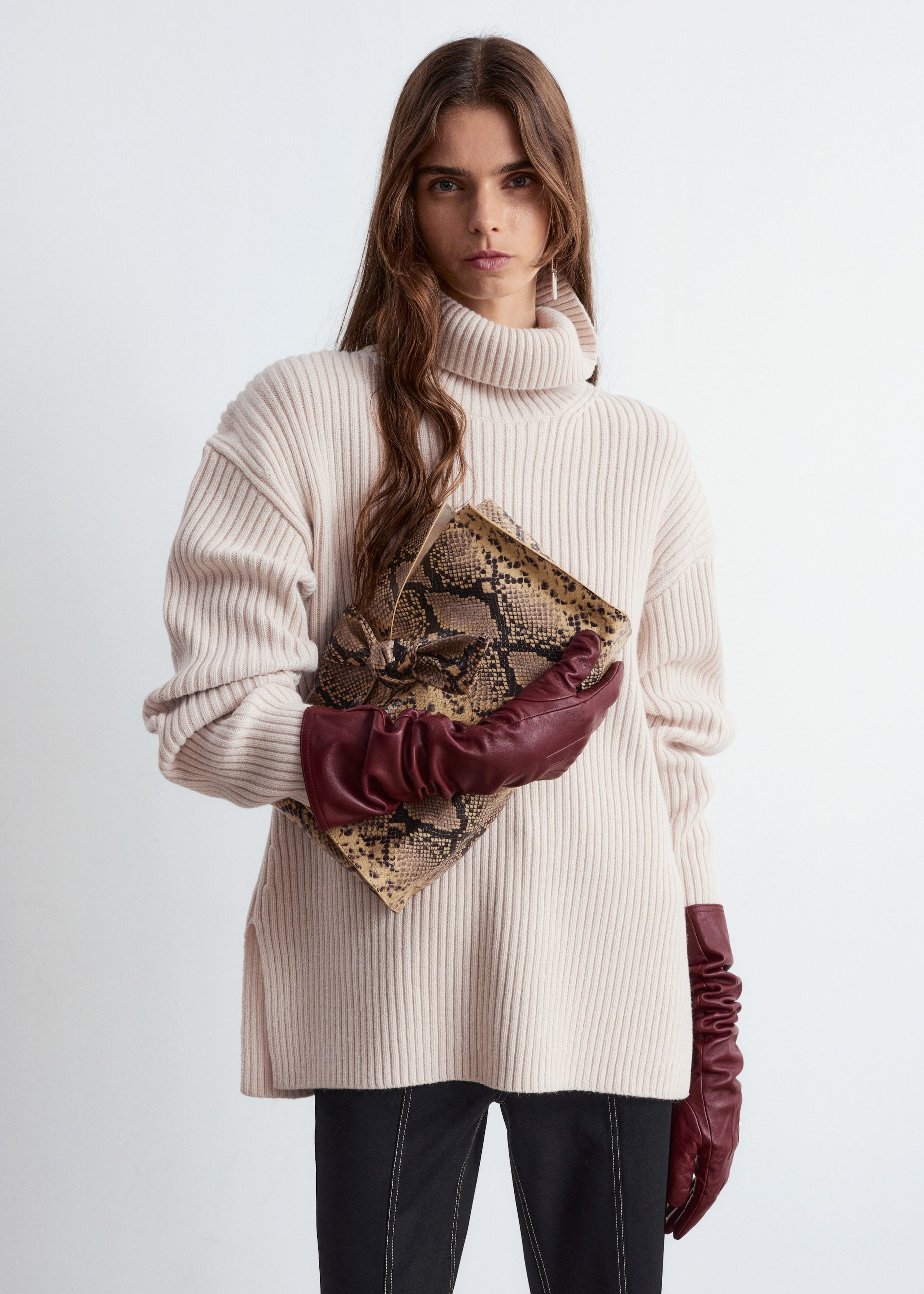 Image of Turtleneck Wool-Knit Jumper
