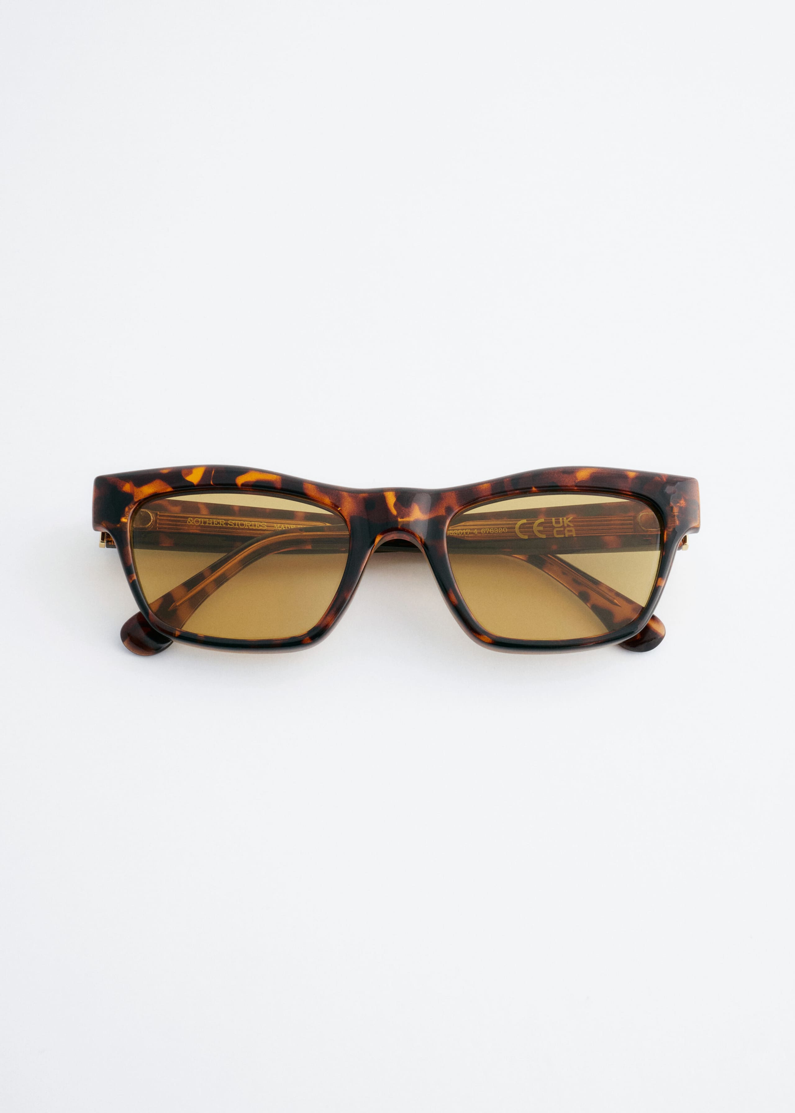 Chunky Rectangle Sunglasses - Brown/Tortoiseshell - Still Life
