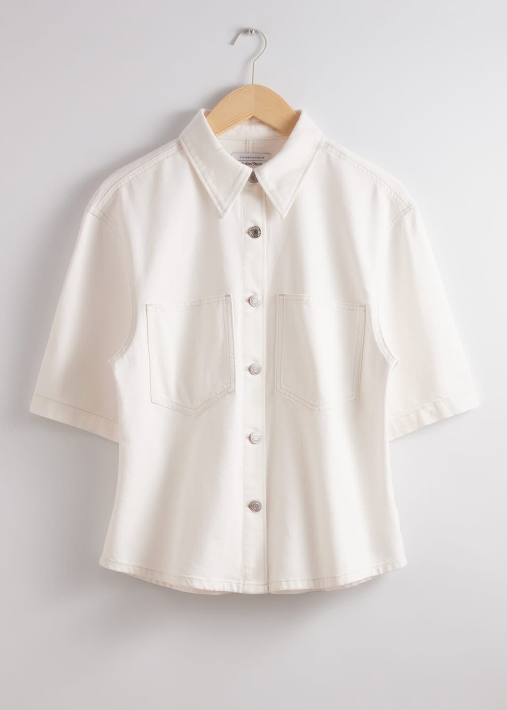Camisa vaquera de manga corta