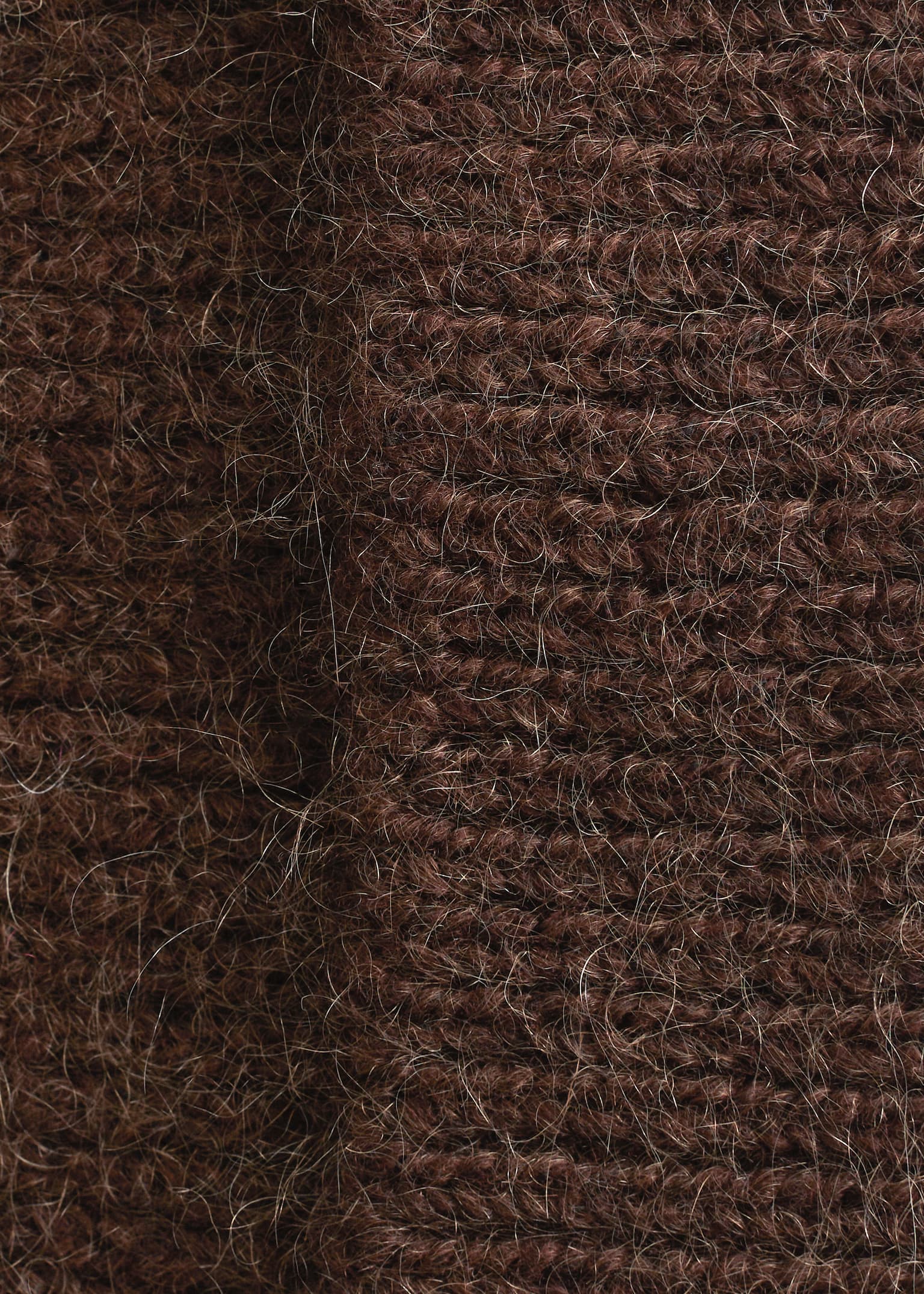 Wool Blend Beanie - Mahogany/Dusty blue/Růžová/Béžová - 2