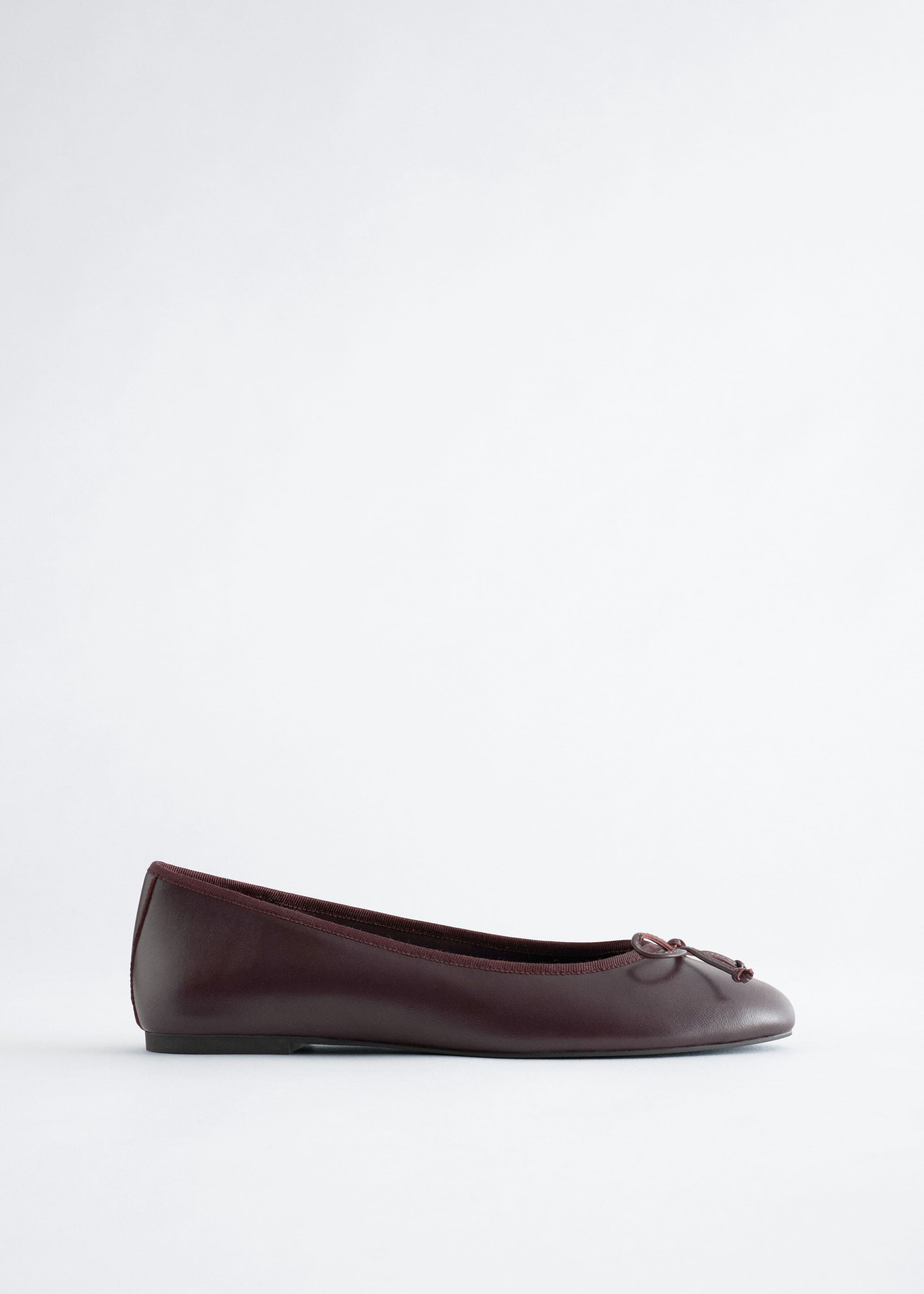 Ballerines en cuir - Dark Red - Still Life