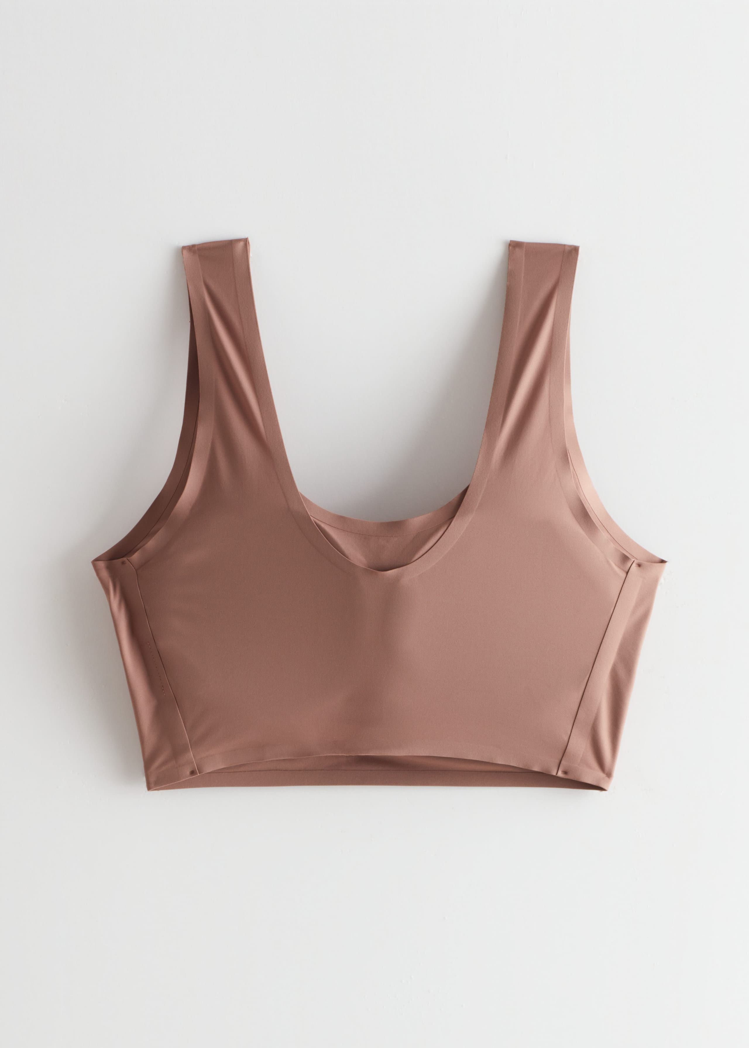 Padded Seamless Bralette - Brown - Still Life