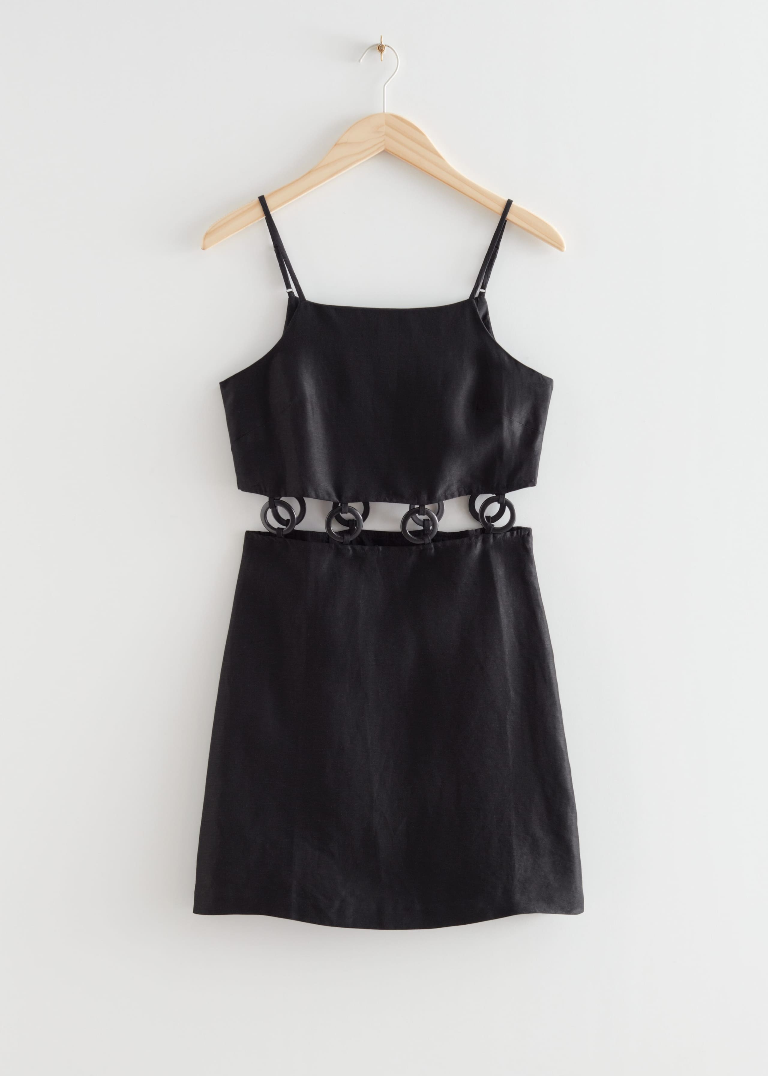 FittedO-RingMiniDress - Black - Natura morta
