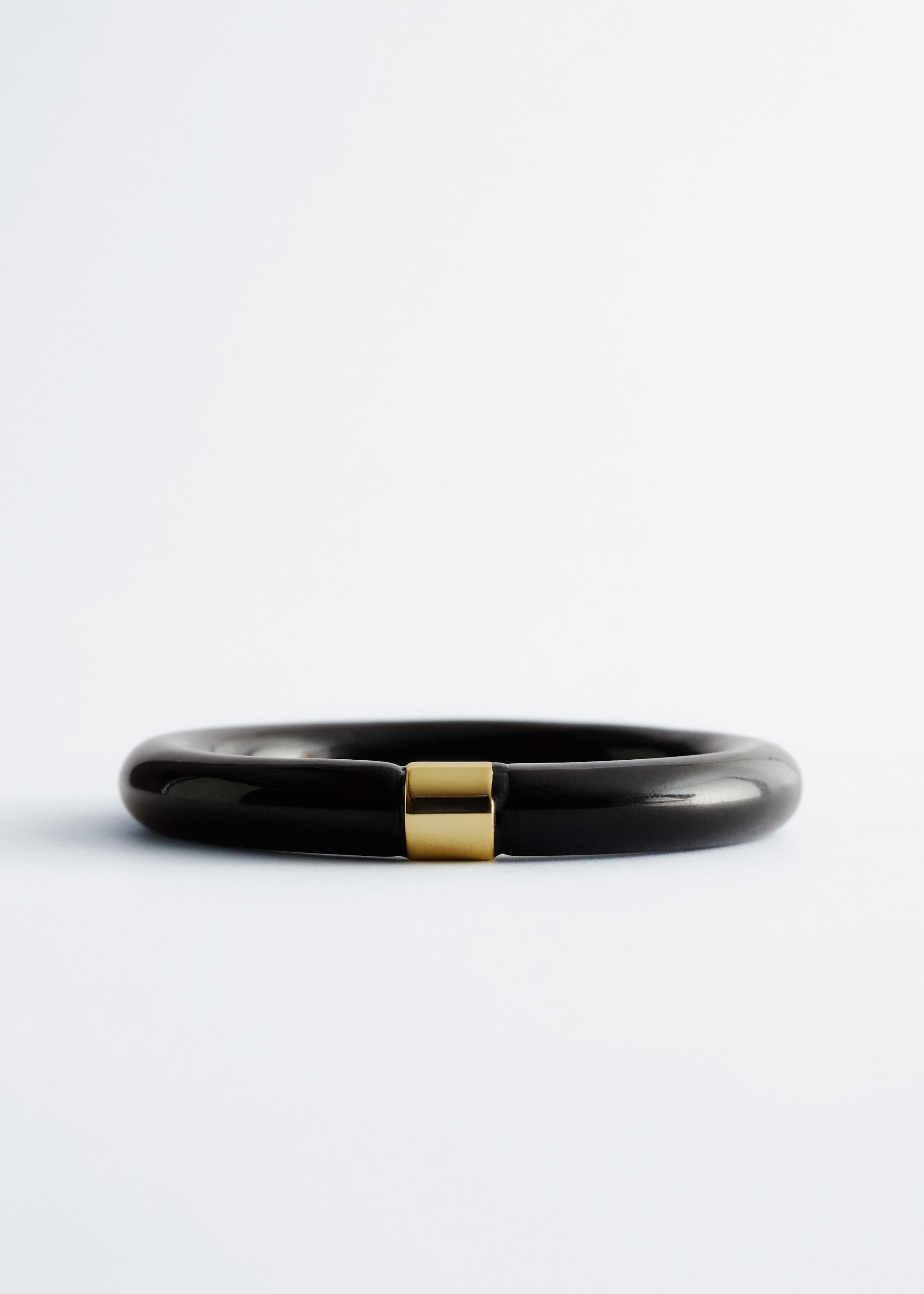 Image of Contrast Metal Resin Bangle