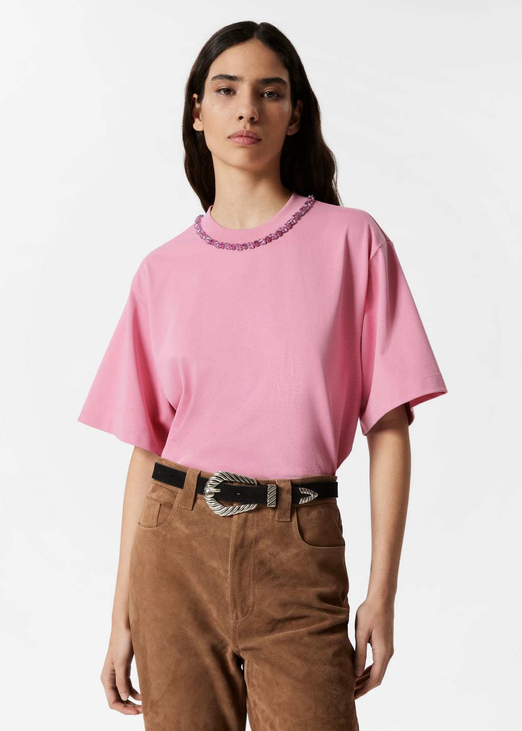 Camiseta adornada - Negro - Lookbook