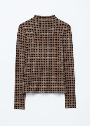 Black/Brown Checked