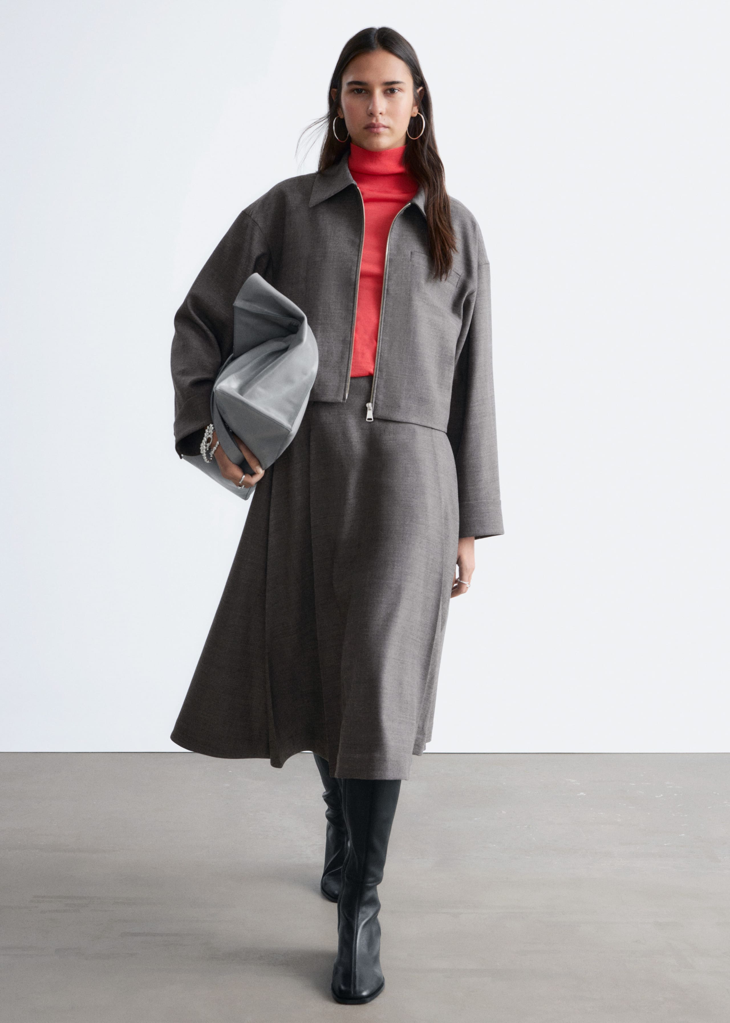 Image of Short Wool Jacket