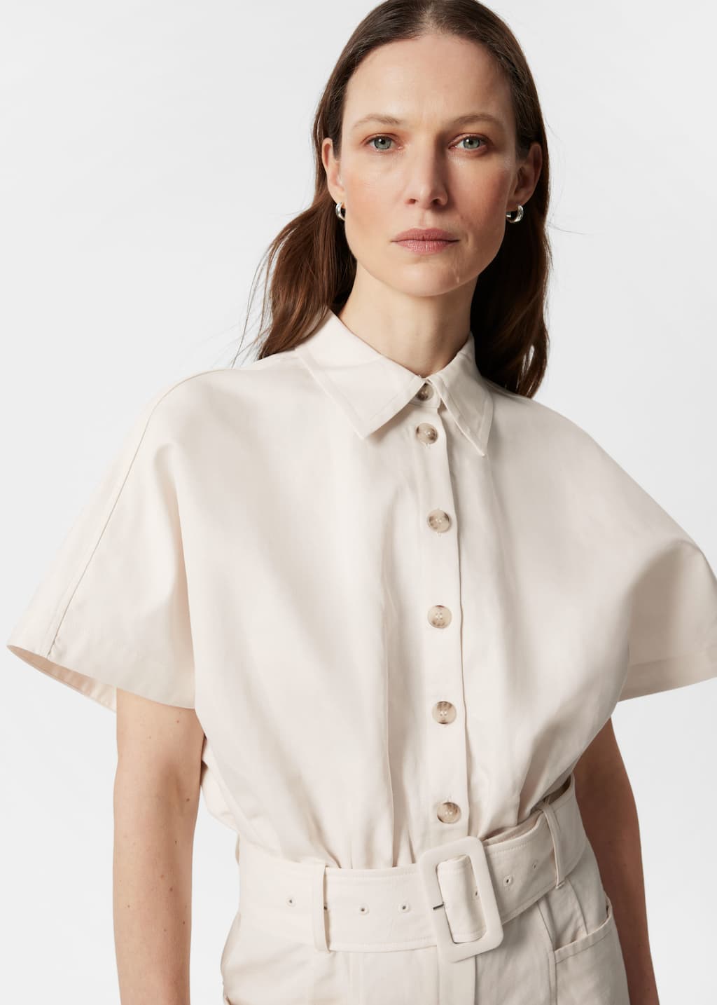 Image of Belted Jumpsuit