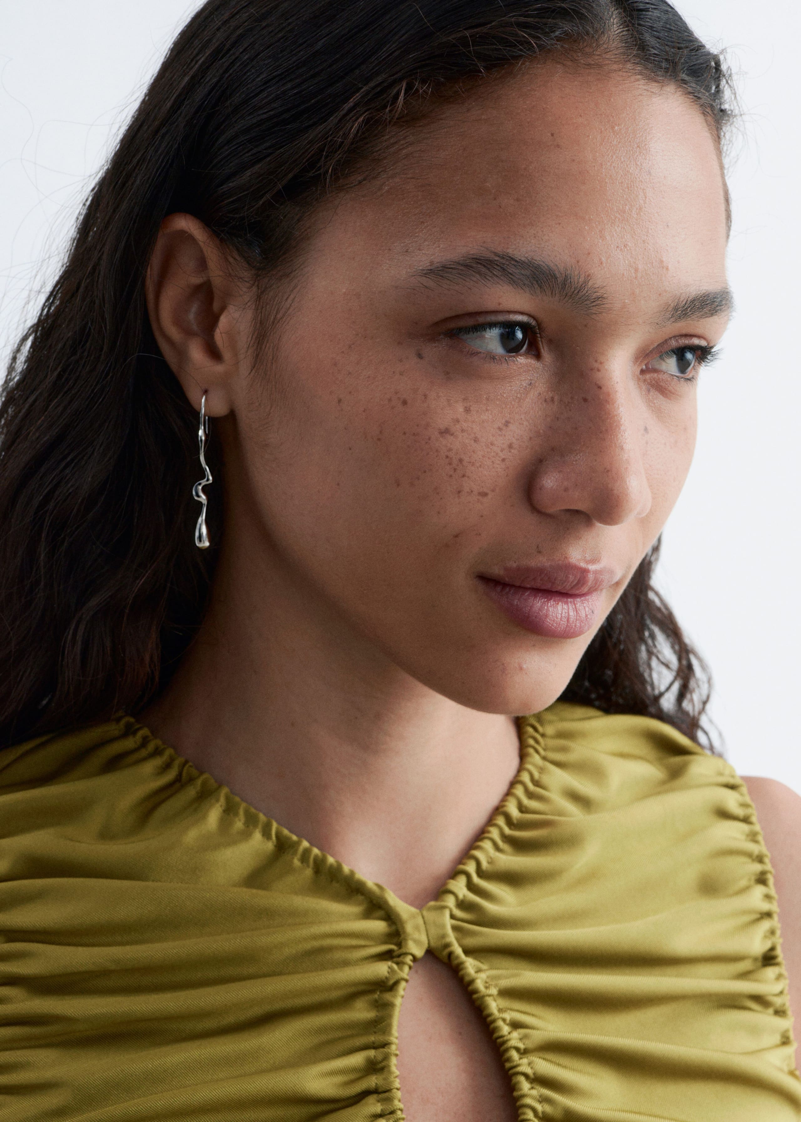 Image of Elongated Drop Earrings