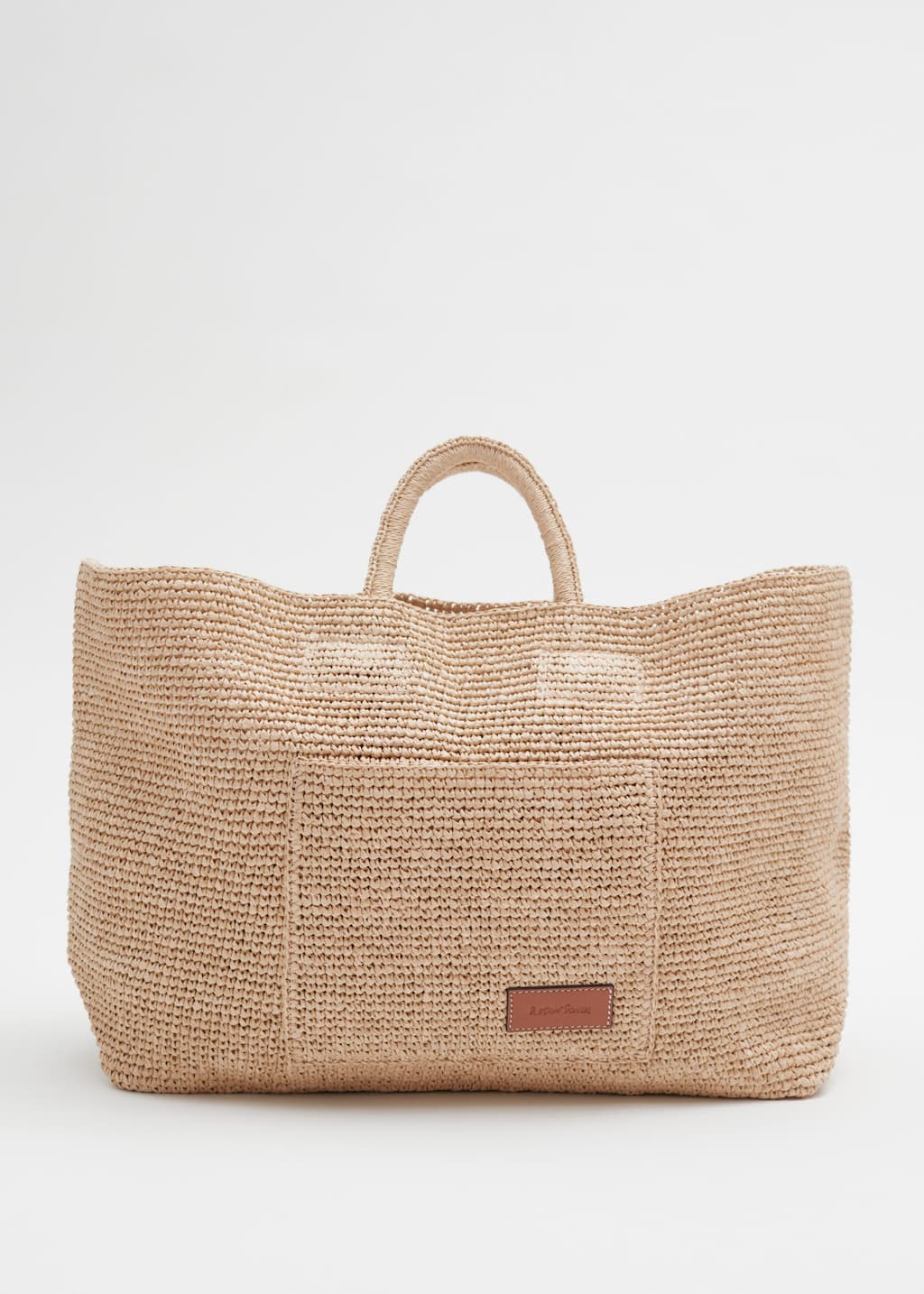Large Woven Straw Tote
