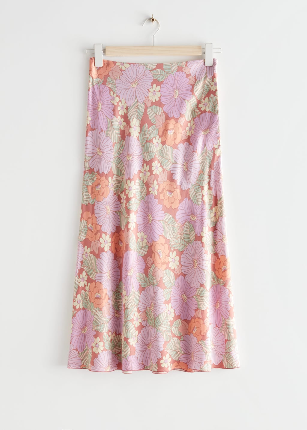 ALine Midi Skirt - Floral Print - Bodegón