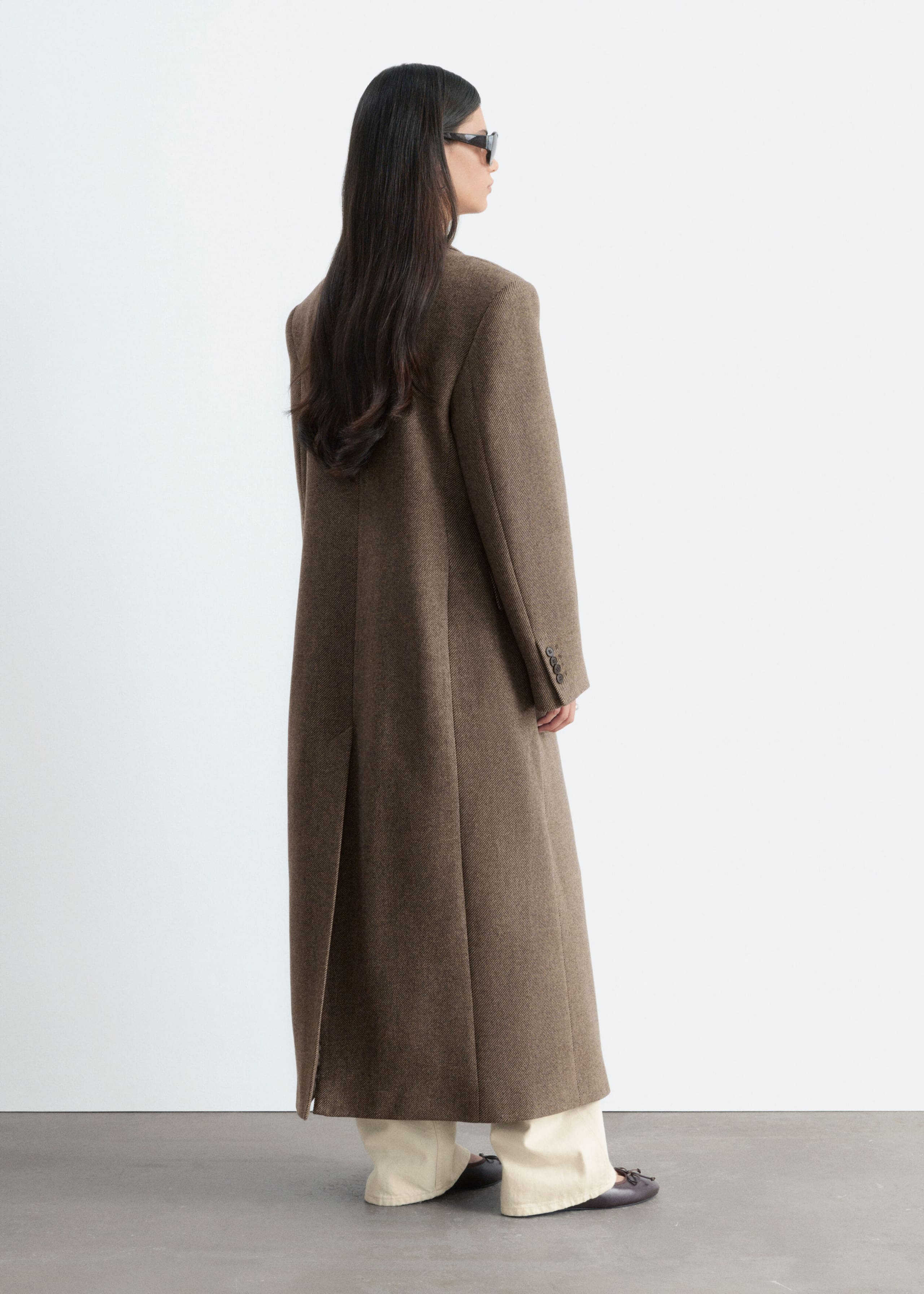 Long Wool Coat - Brown - Still Life