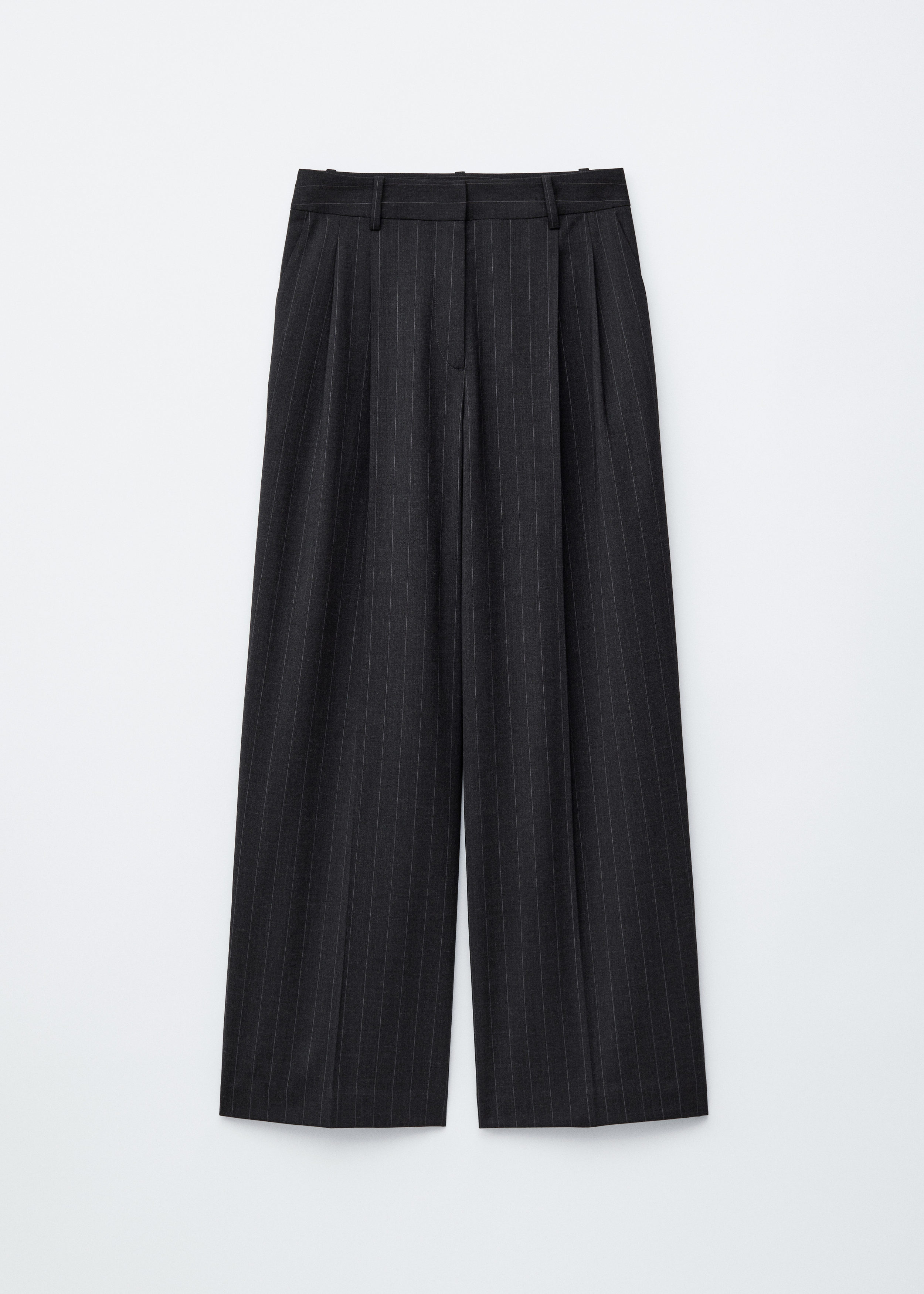 Tailored Wool Trousers - Dark Grey Pinstripe - & Other Stories GB