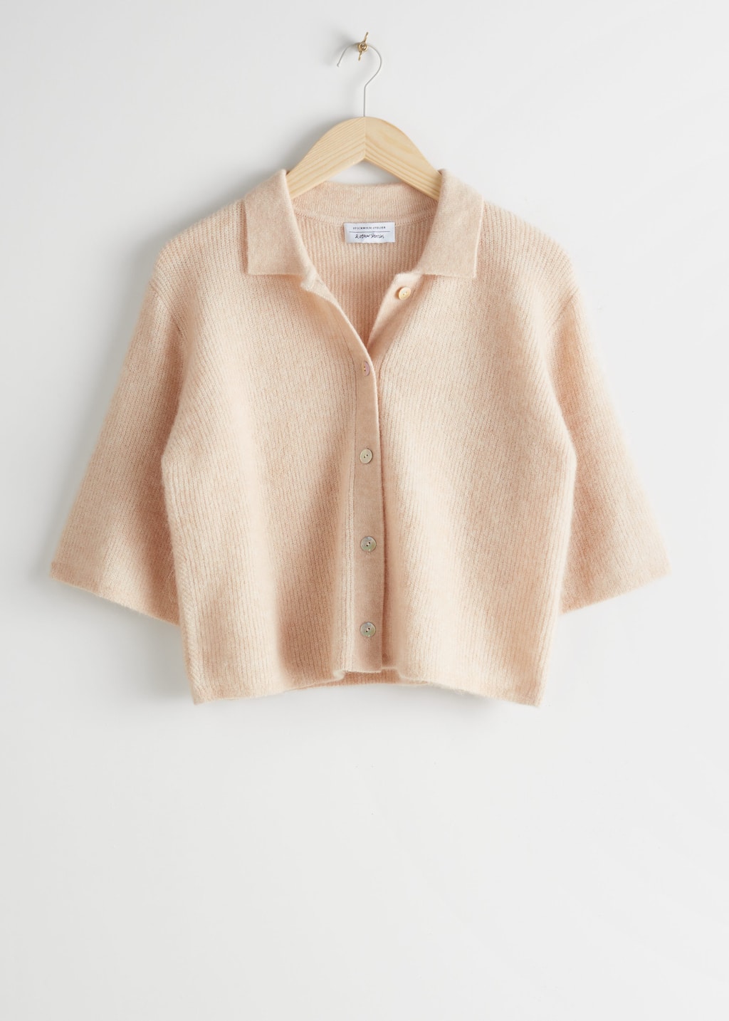 Cropped Boxy Cardigan - Mole - Still Life