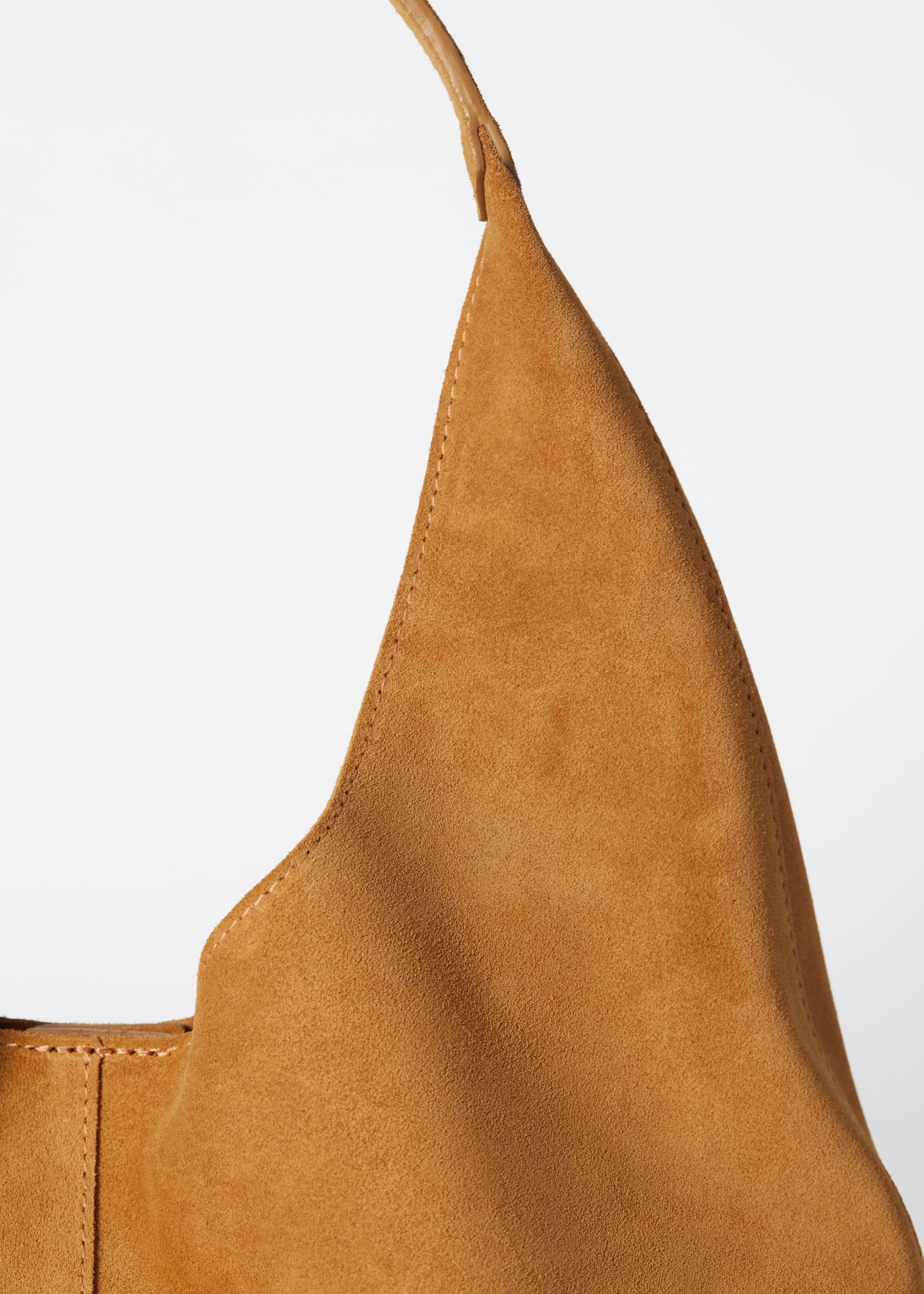 View larger image: Classic Suede Tote Bag - Yellow - Ladies | H&M GB 4