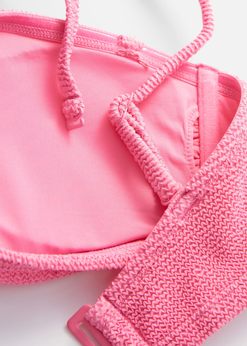 Image of Strukturiertes Bandeau-Bikinioberteil