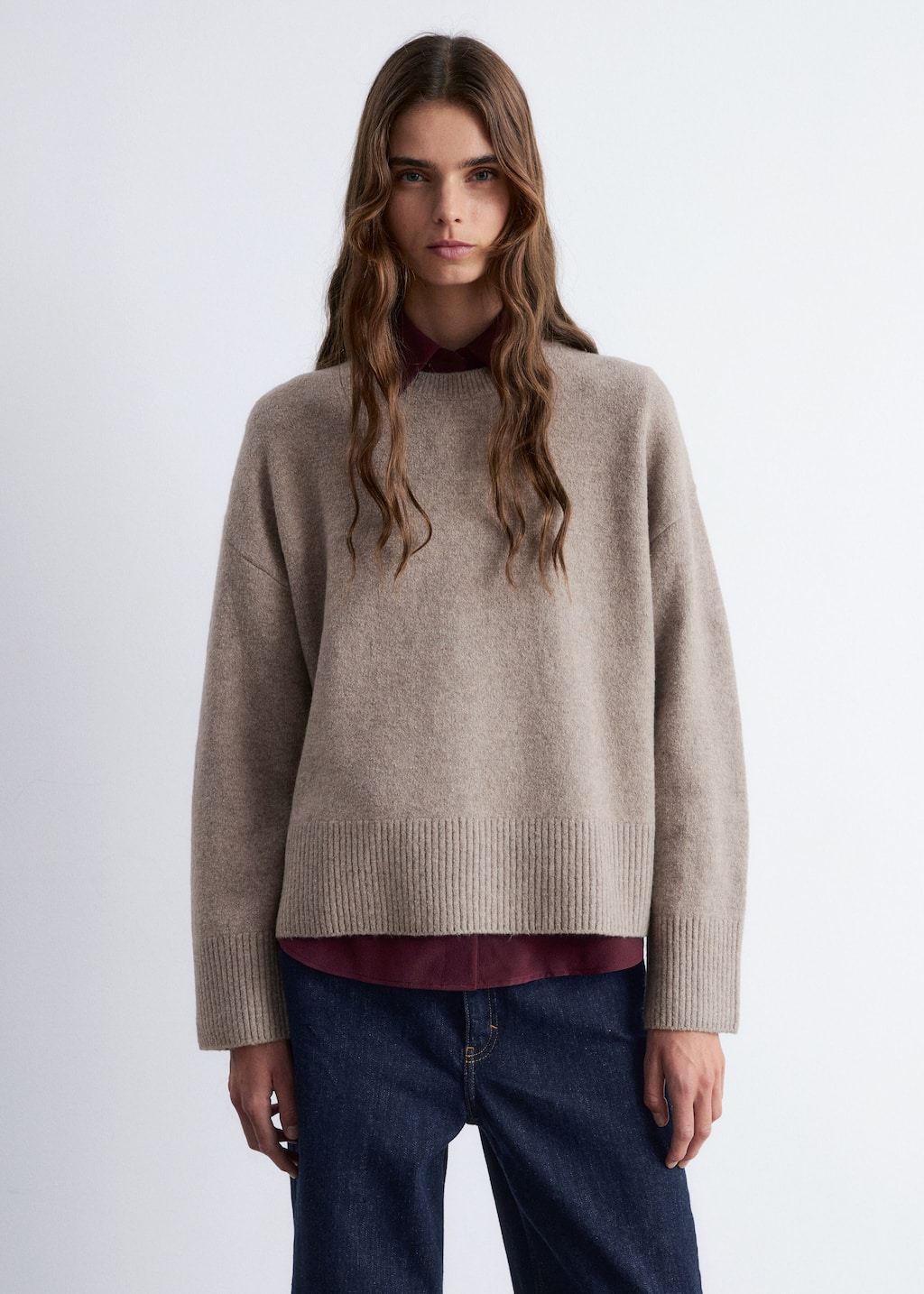 Image of Relaxed Knit Jumper