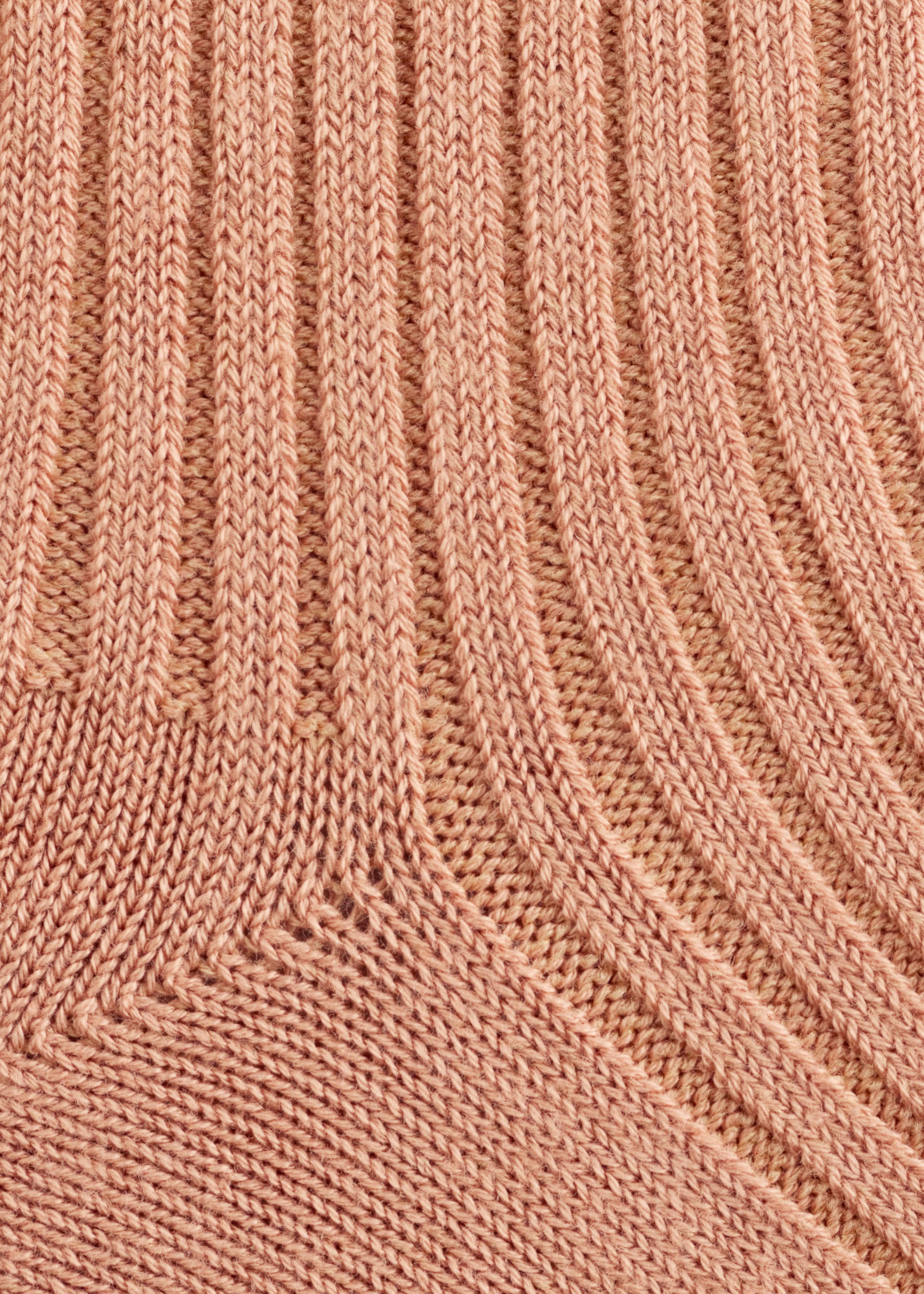 Image of Skarpetki z prążkowanej dzianiny