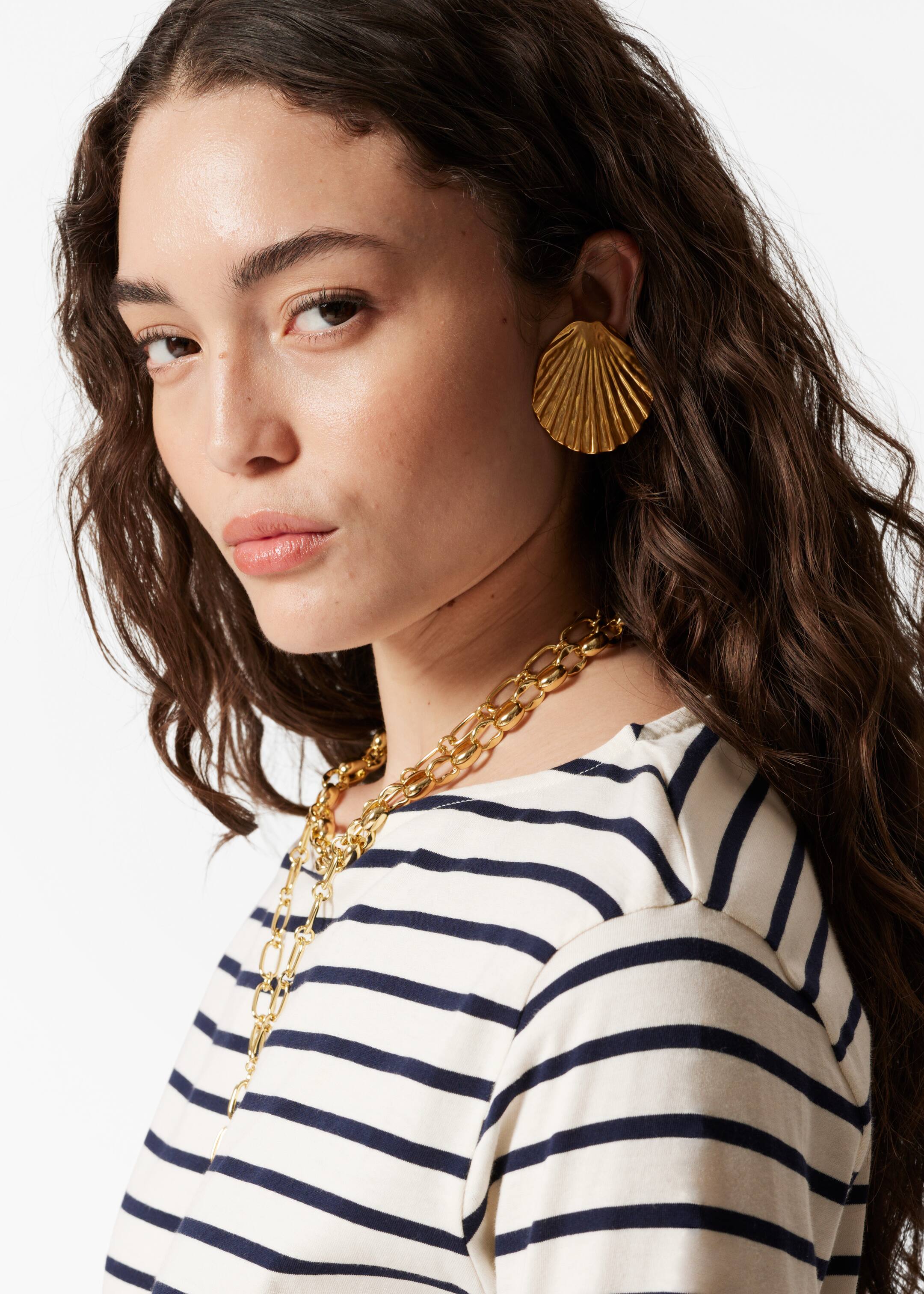 Grotere afbeelding bekijken: Breton Stripe Top - Navy Stripes - DAMES | H&M BE 3