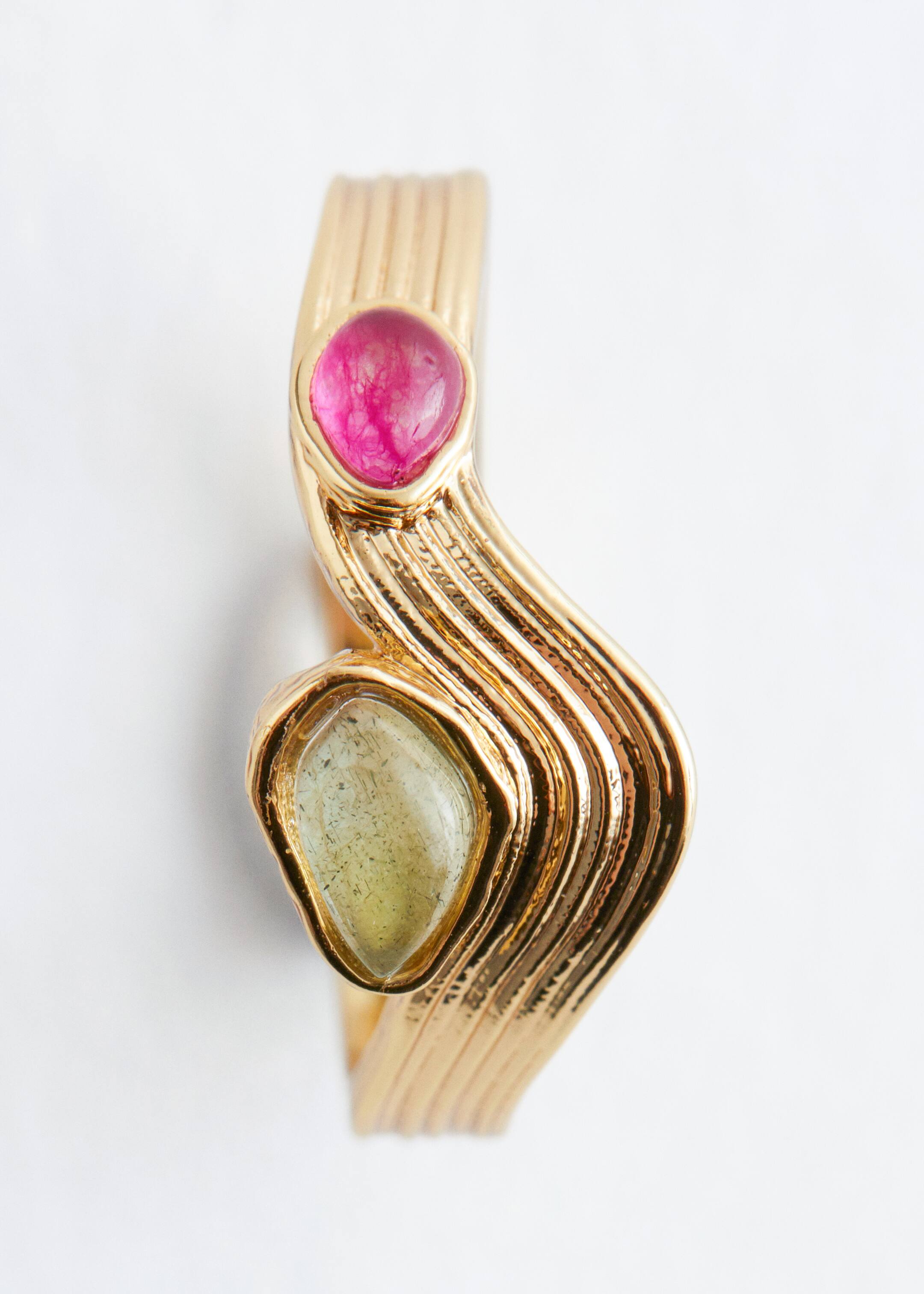 View larger image: Fluted Stone Ring - Gold - Ladies | H&M GB 3