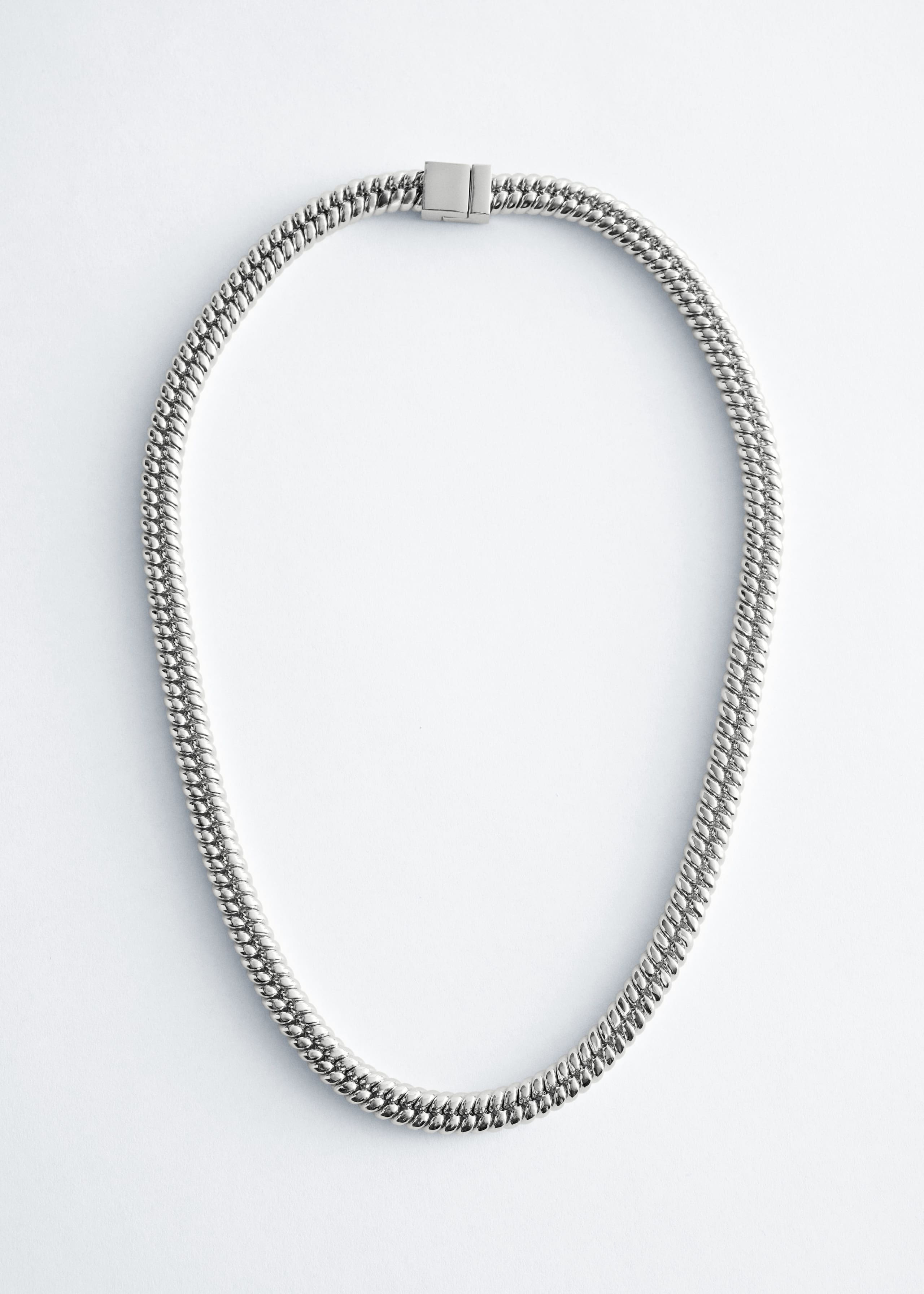 Collana a catena snake chunky - Oro - Natura morta