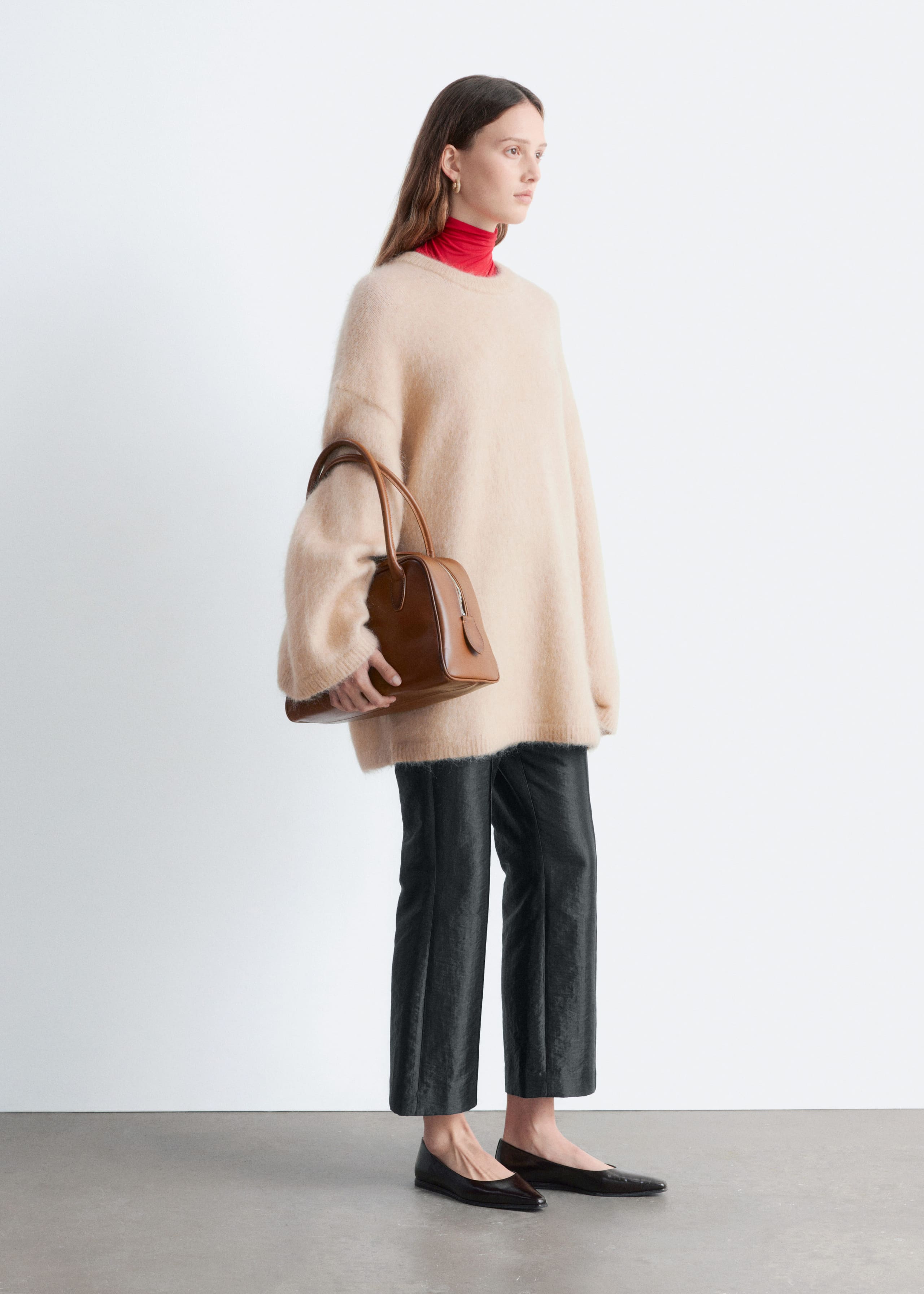 Image of Oversized-Pullover aus Mohair-Mix