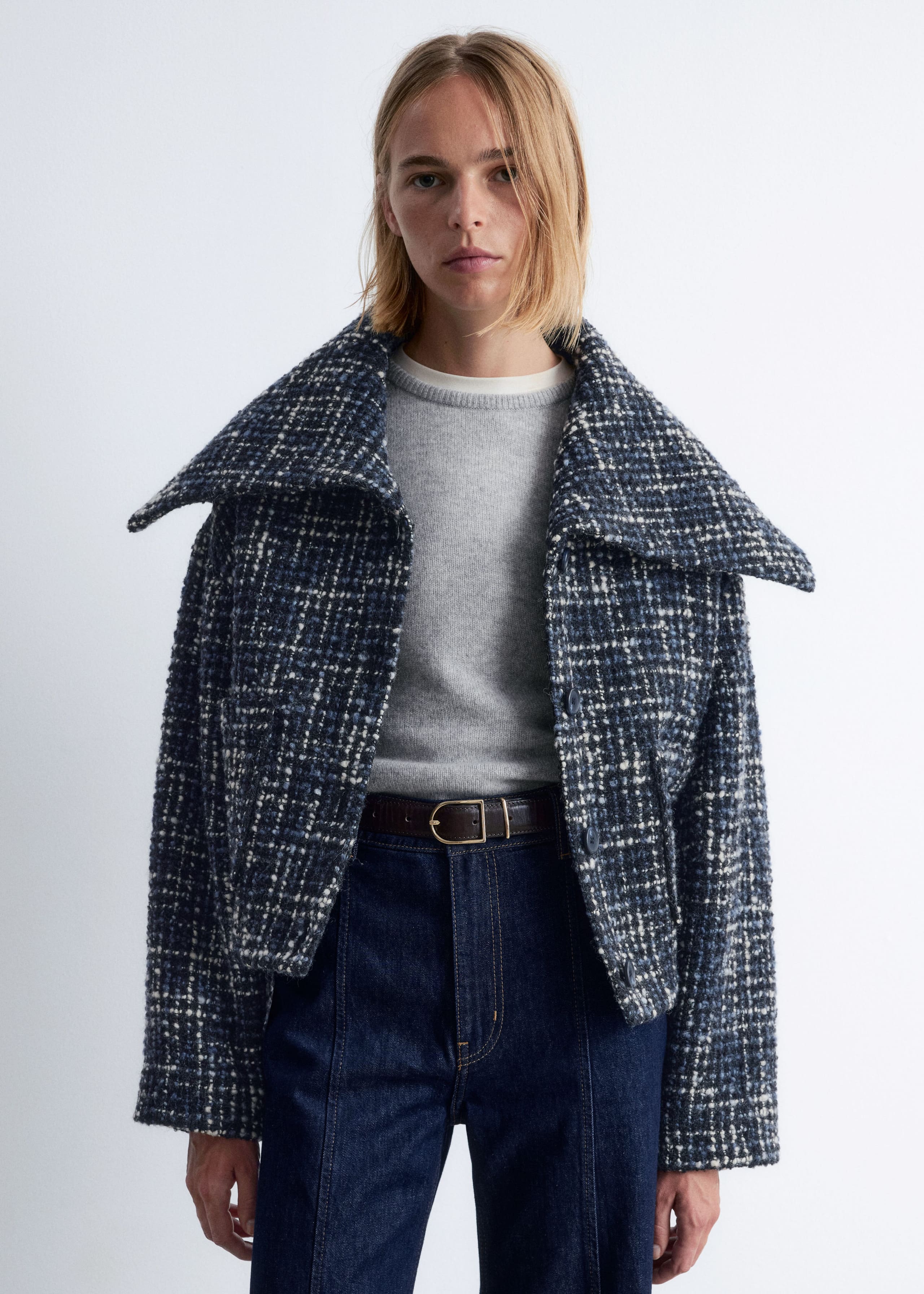 Image of Cropped Wool Jacket