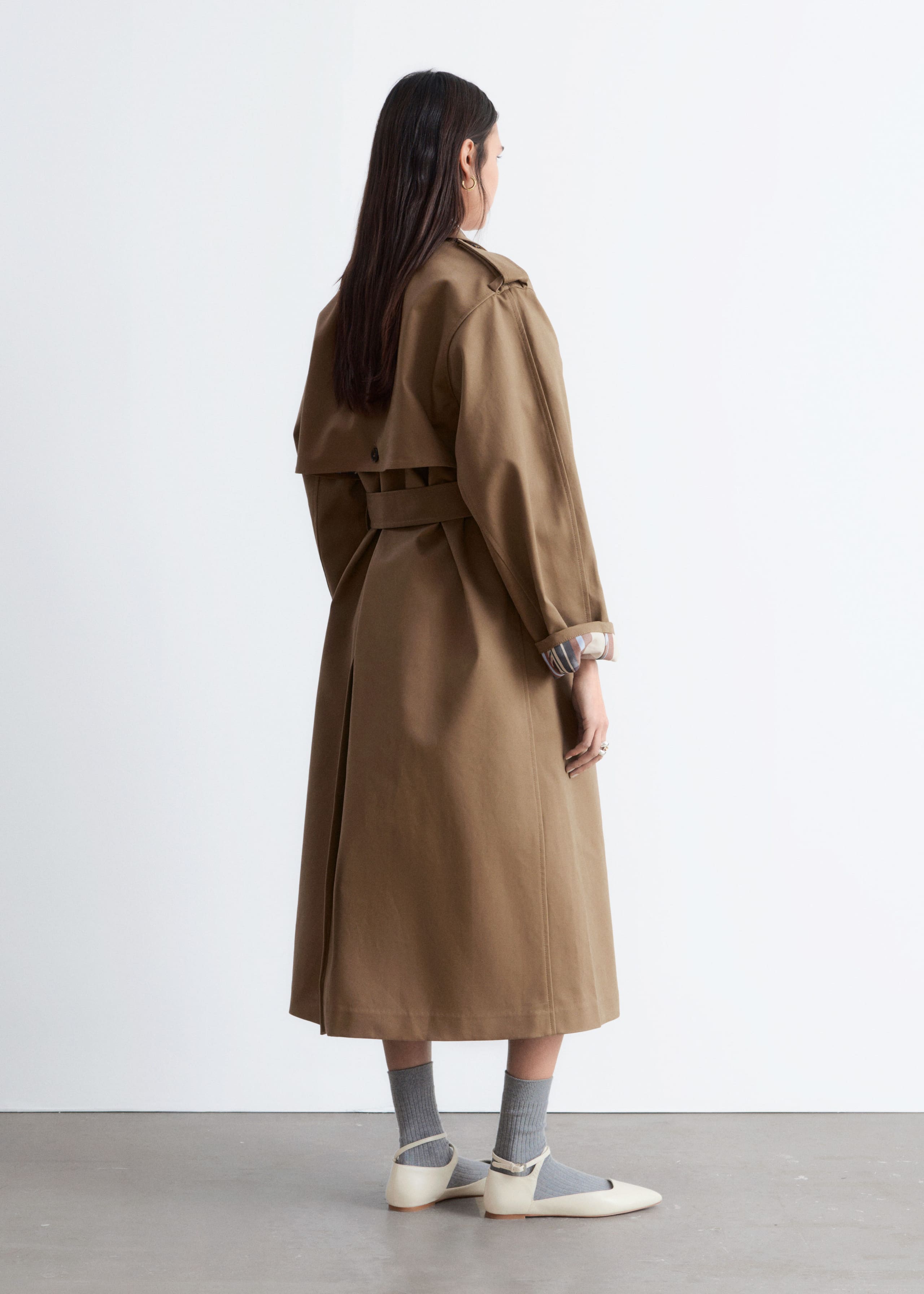Image of Belted Trench Coat