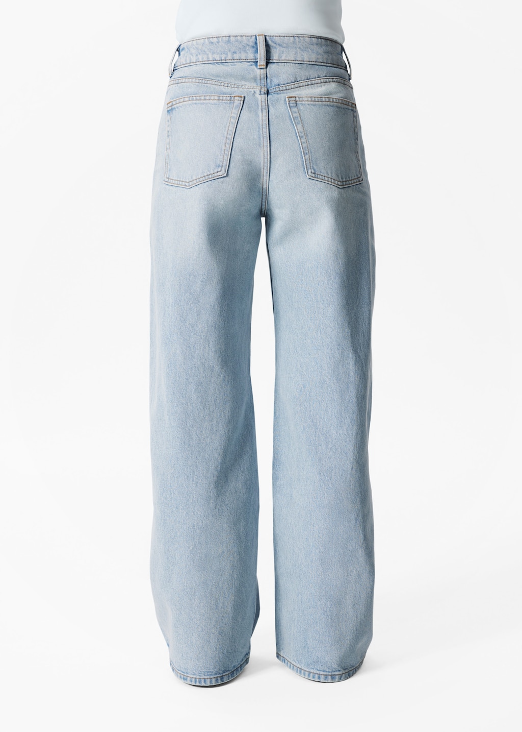 Image of Relaxed Wide-Leg Jeans