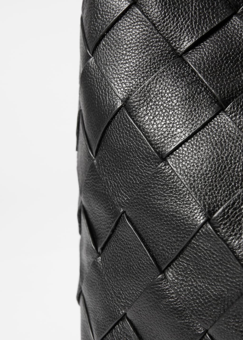 Image of Braided Leather Tote Bag