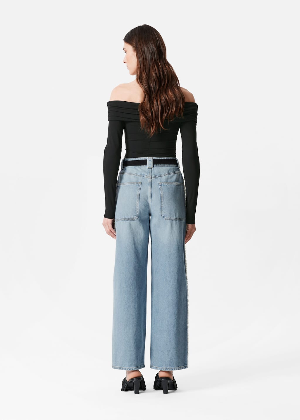 Ruched Off-Shoulder Top - Cream - Lookbook