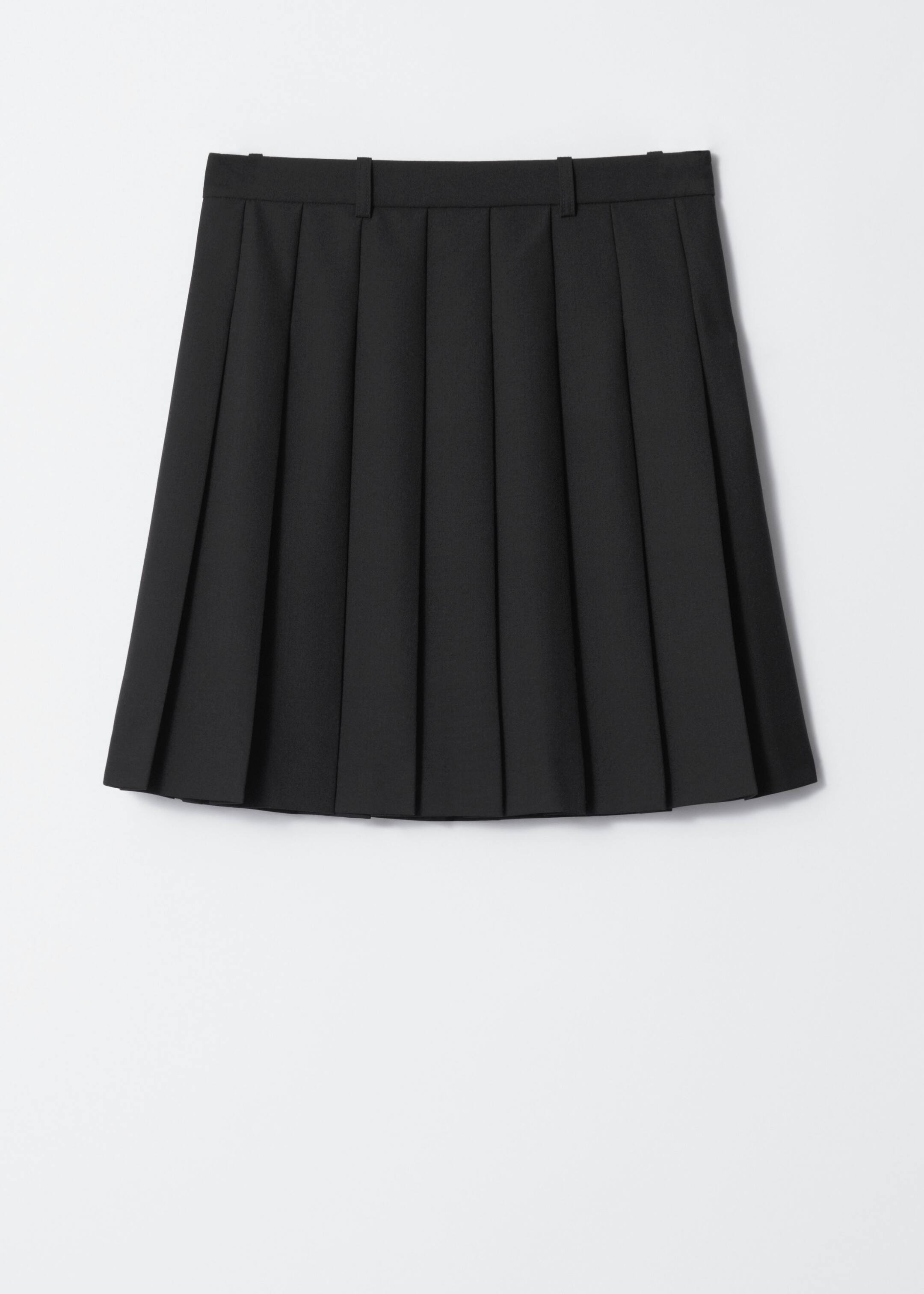 Ingrandisci l'immagine: Pleated Mini Skirt - Black - DONNA | H&M CH 6