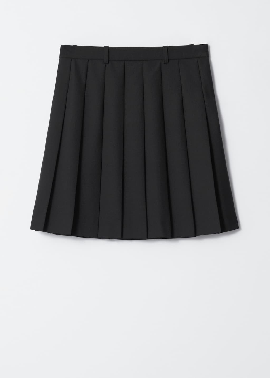 Image of Pleated Mini Skirt